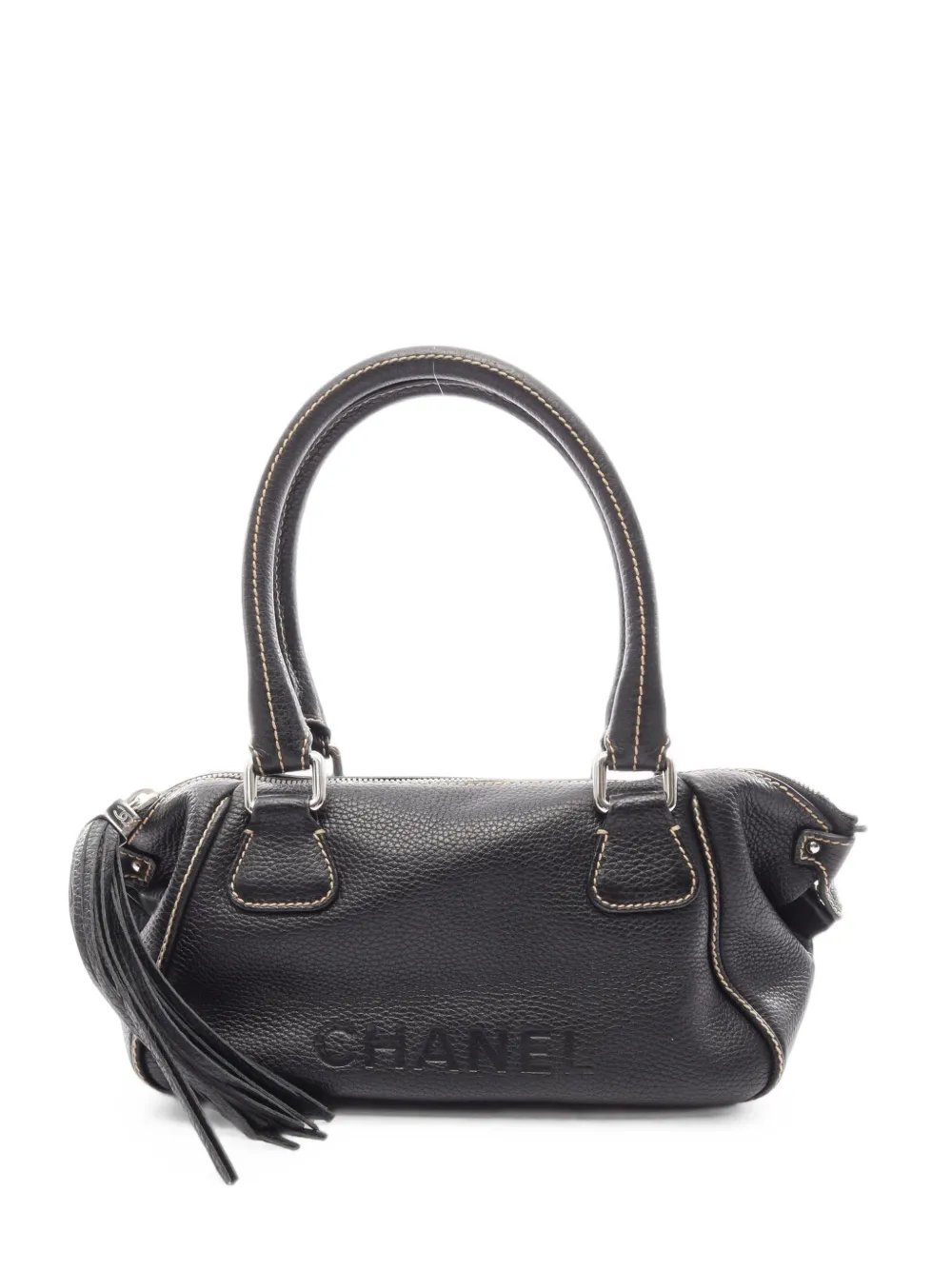 2003-2004 logo fringe tote bag