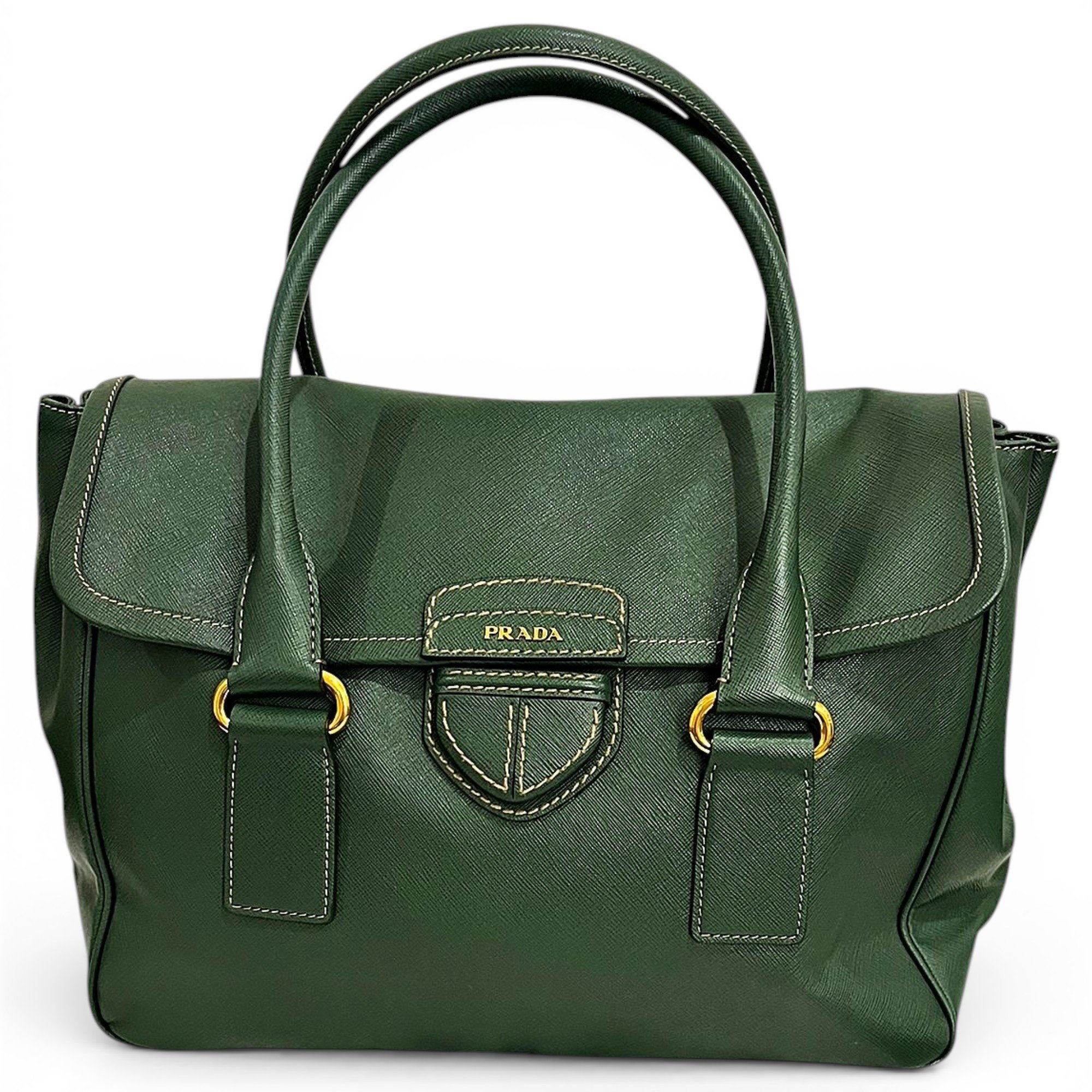Leather handbag
