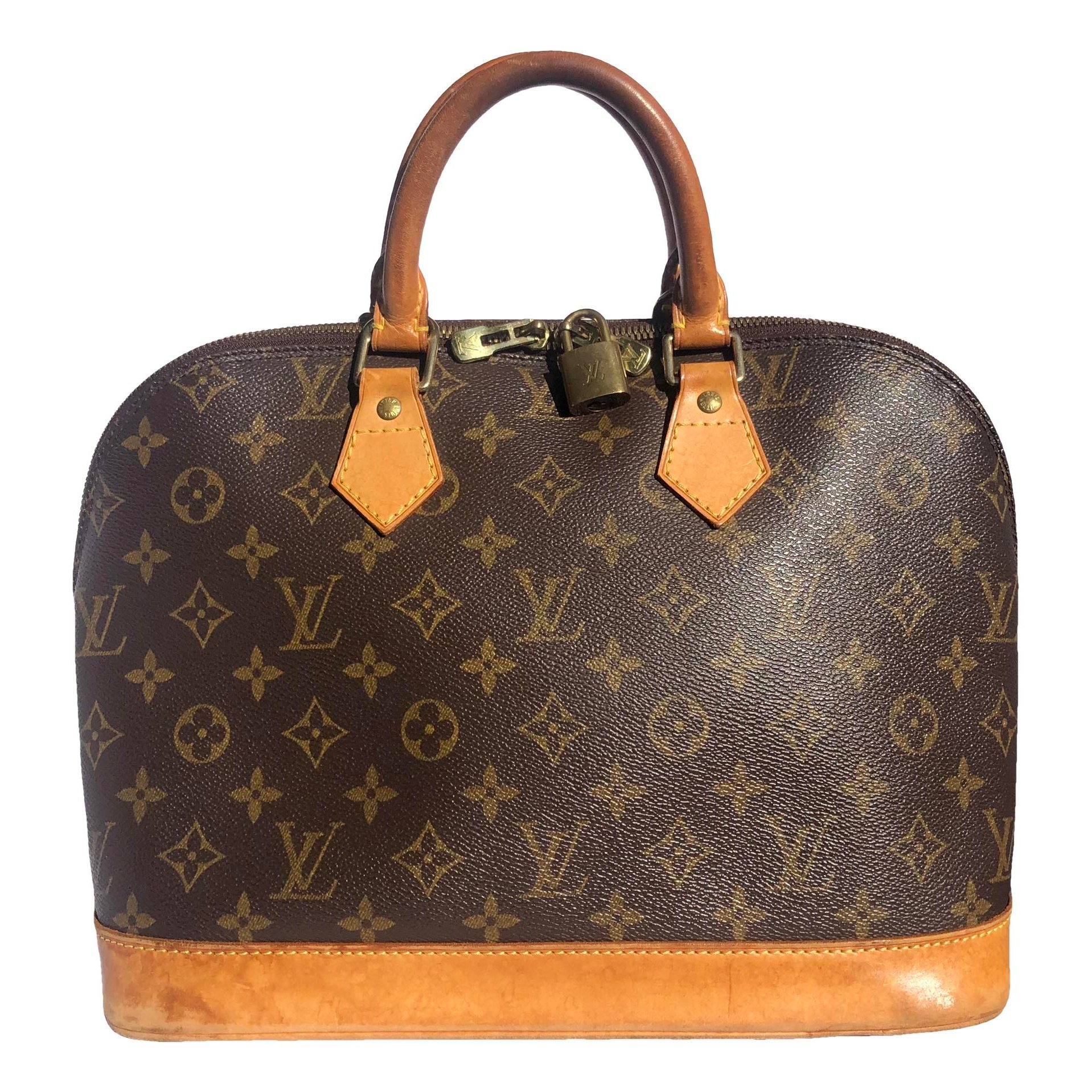 Alma leather handbag