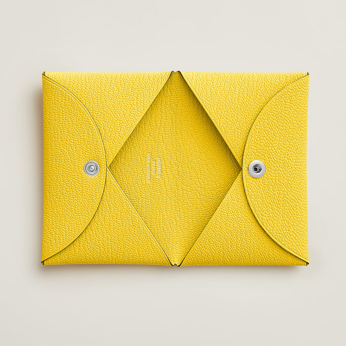 Jaune De Naples Calvi Card Holder