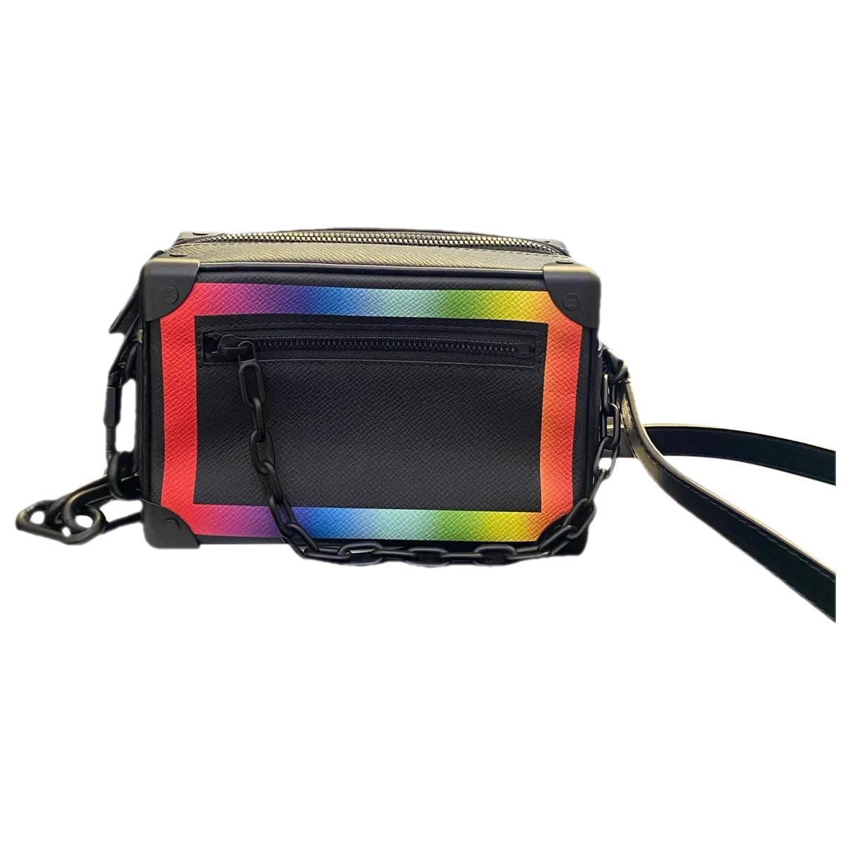 Pochette Trunk leather handbag
