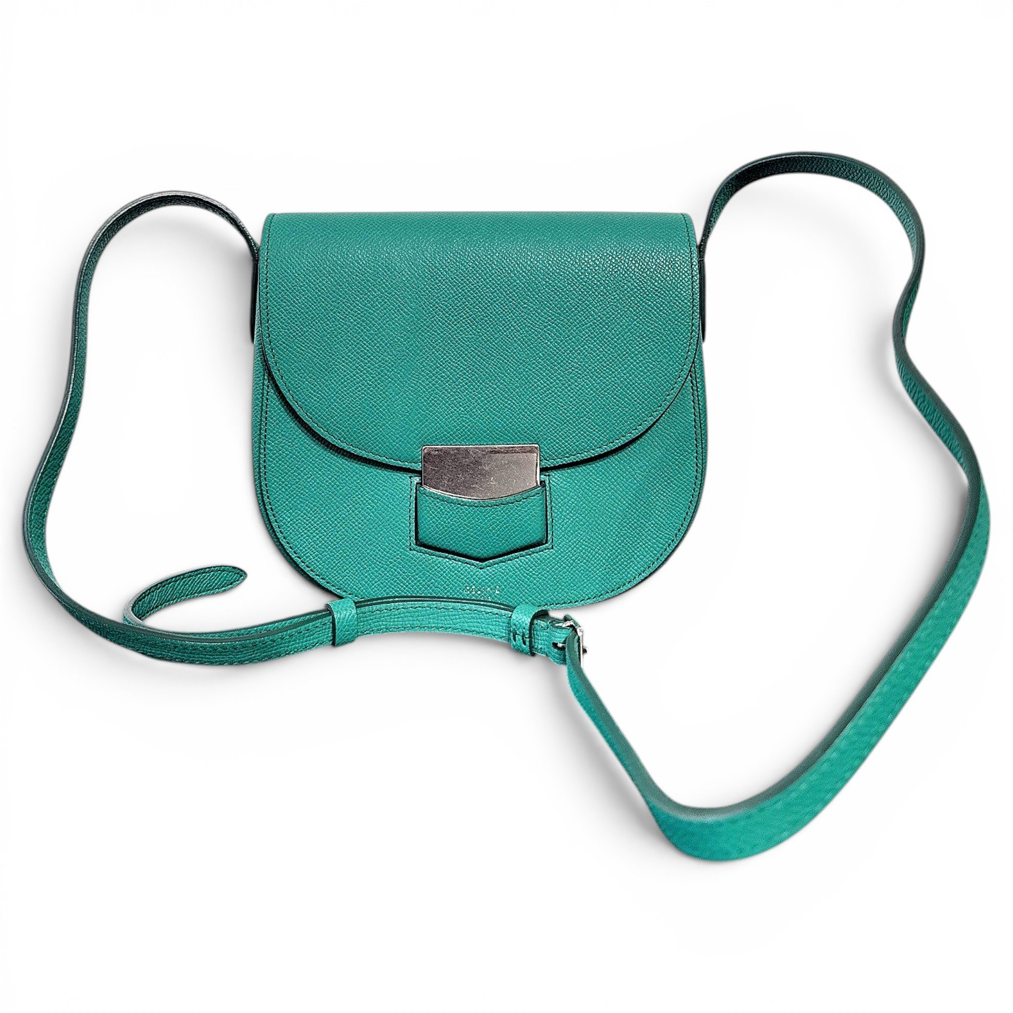 Trotteur leather crossbody bag