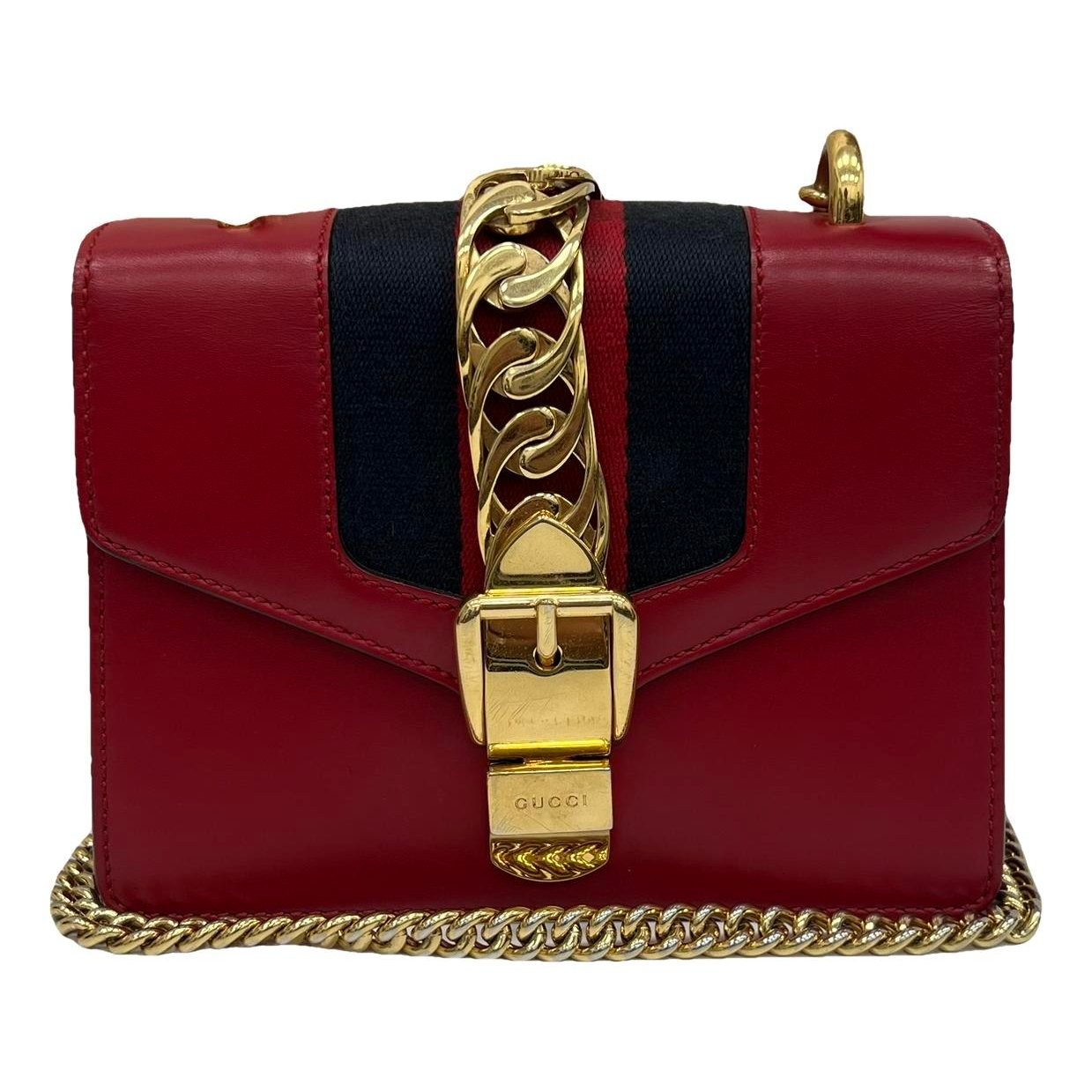 Sylvie Flap Chain leather handbag