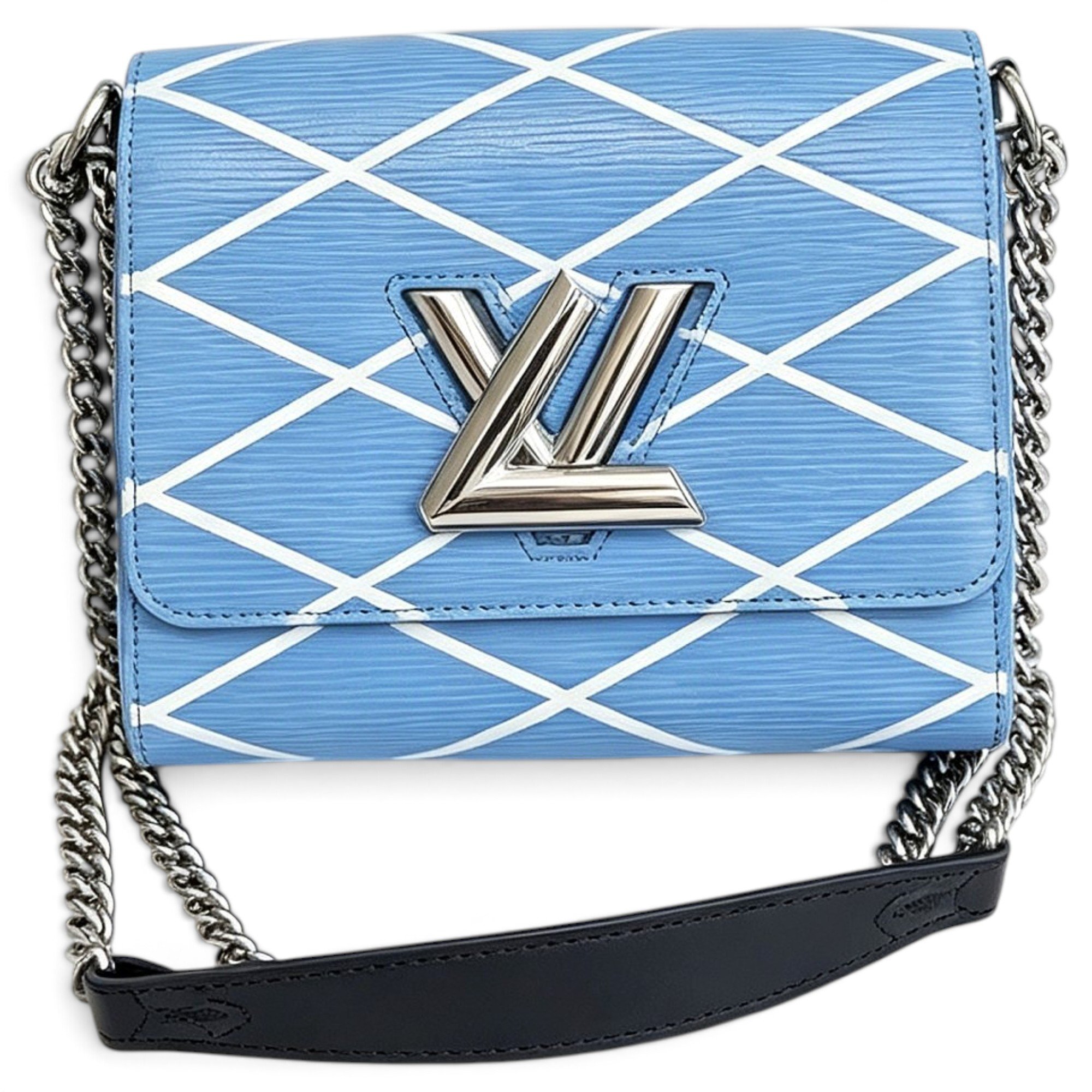 Twist leather crossbody bag