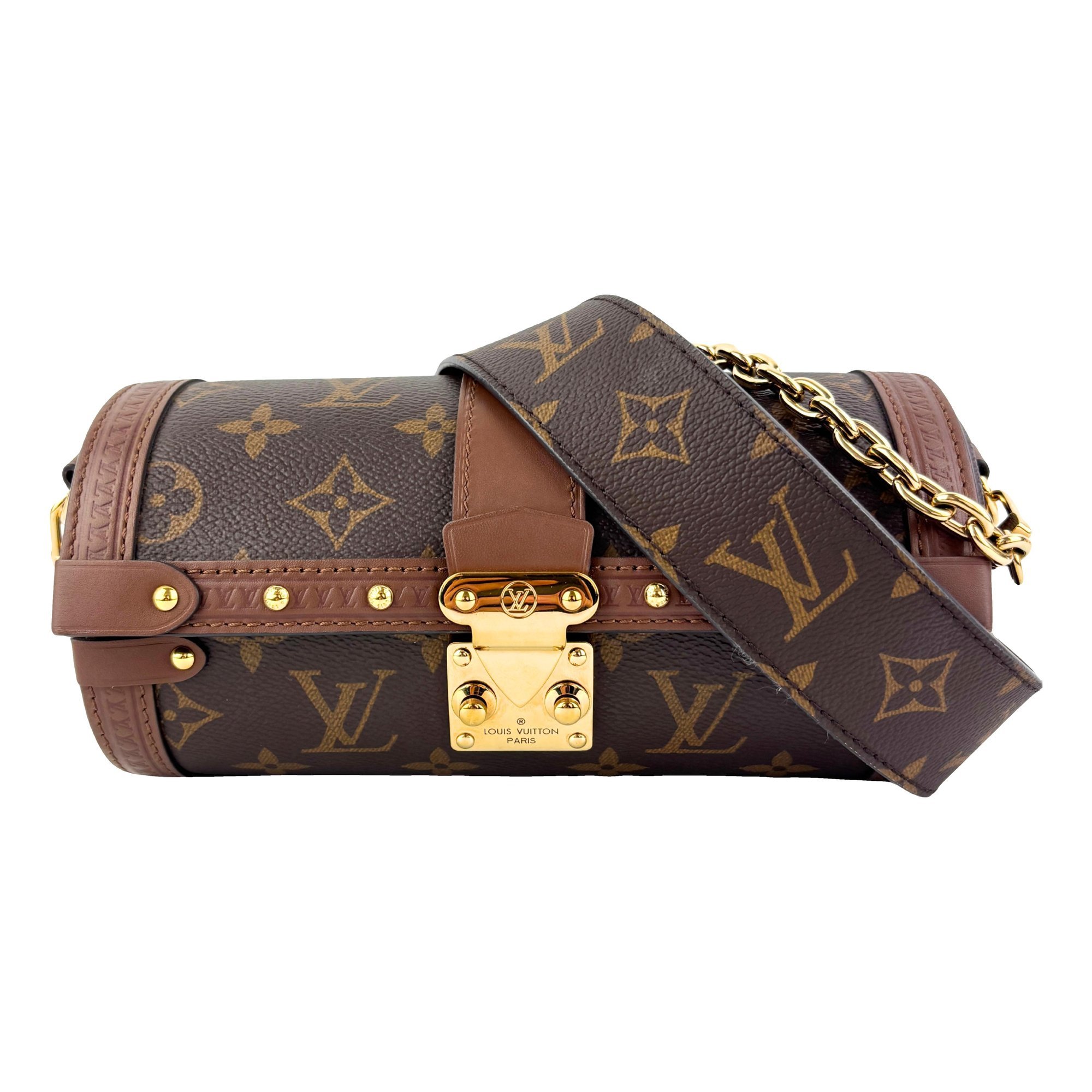 Papillon leather crossbody bag