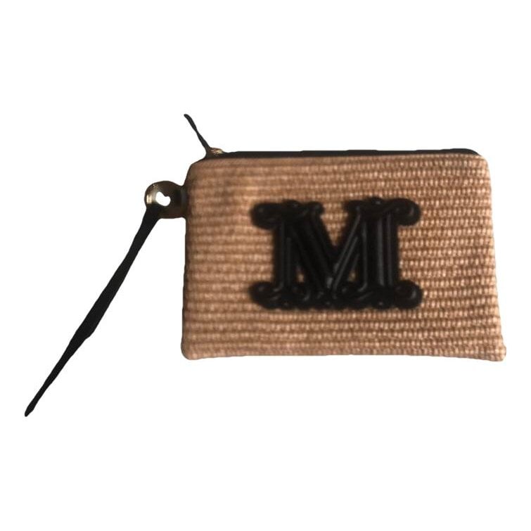 Max Mara Max Mara Atelier leather clutch bag