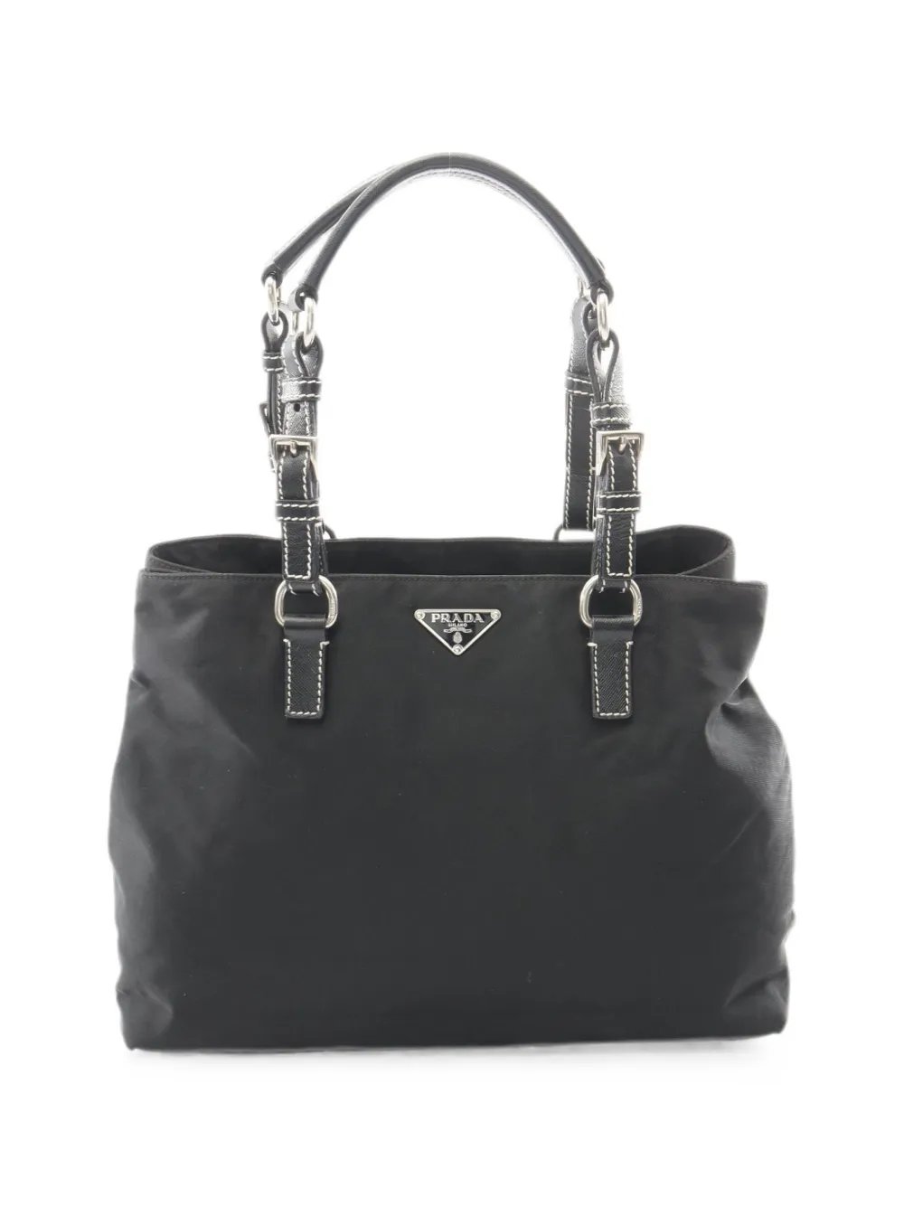 2000s logo-detail tote bag