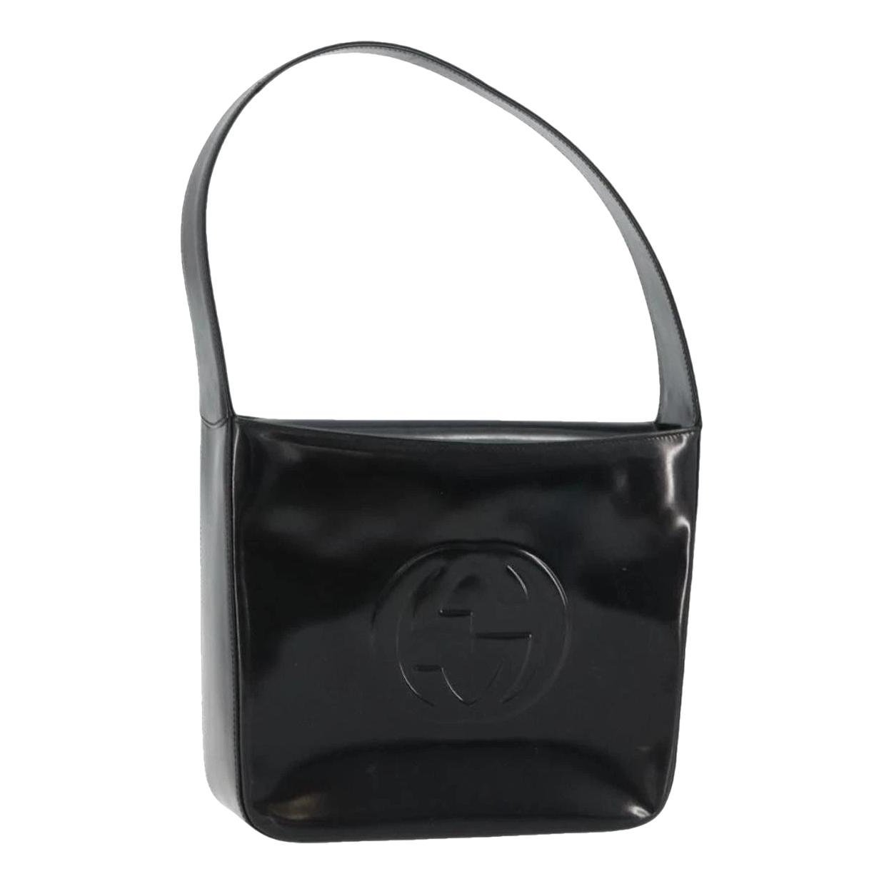 Patent leather handbag