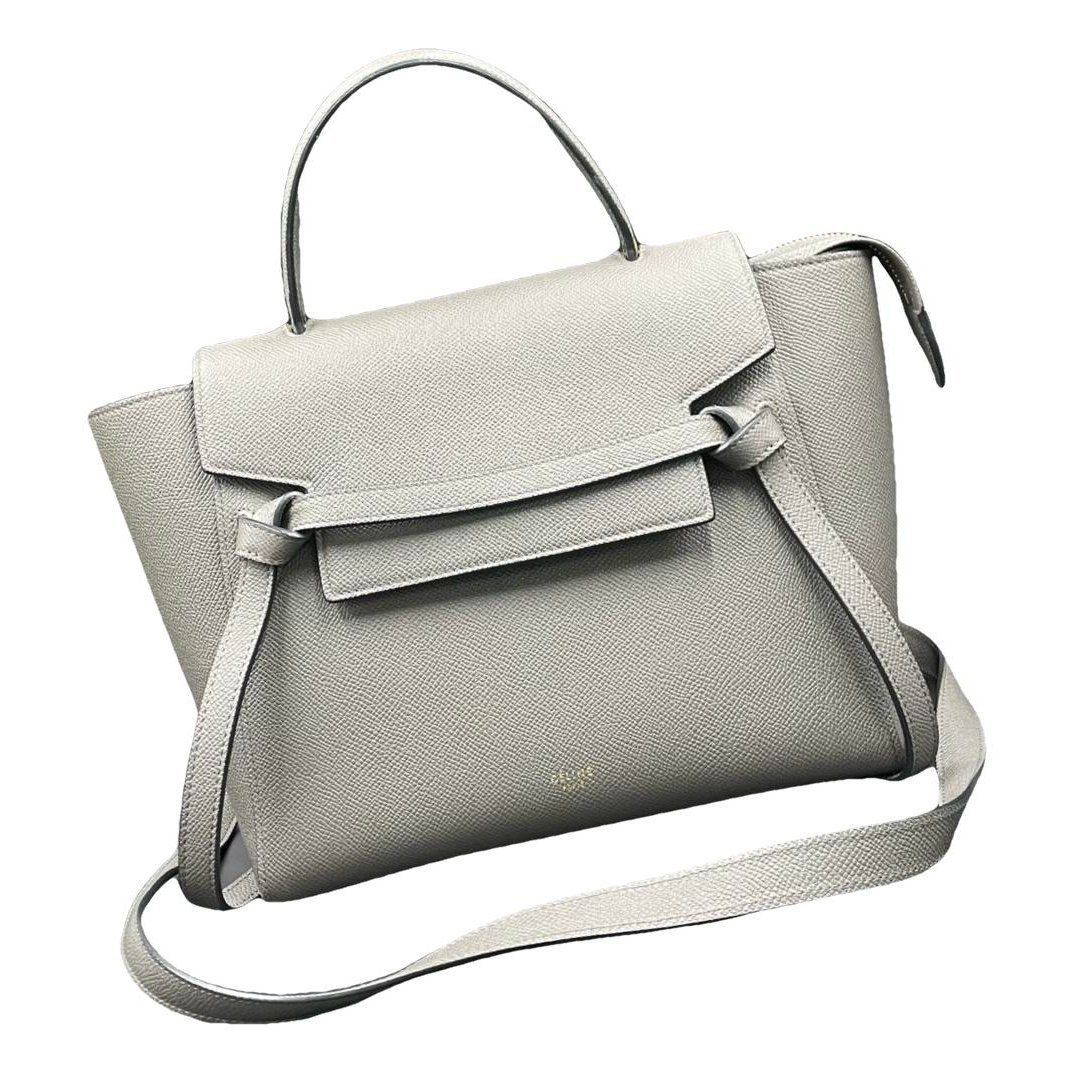 Belt leather handbag