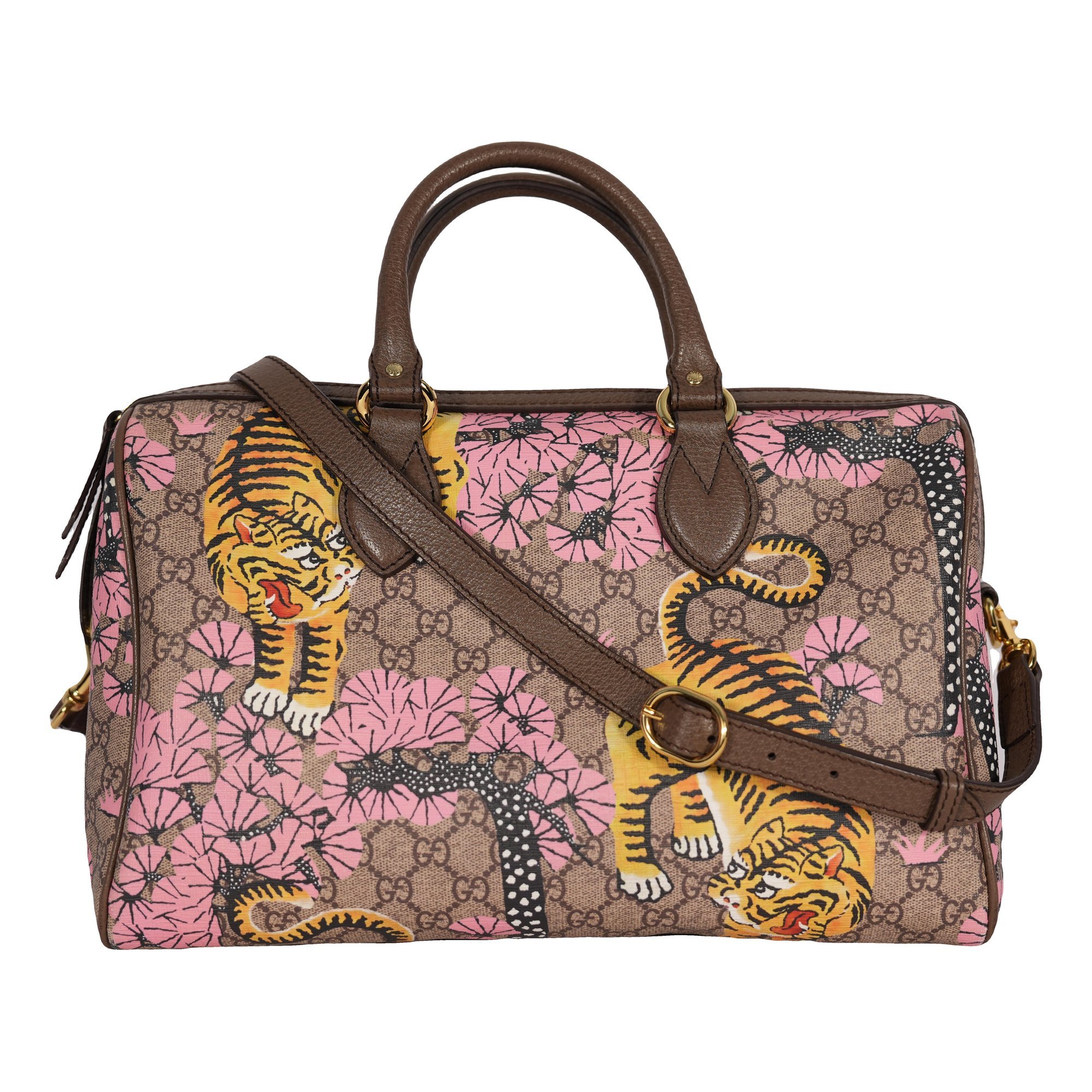Boston leather handbag