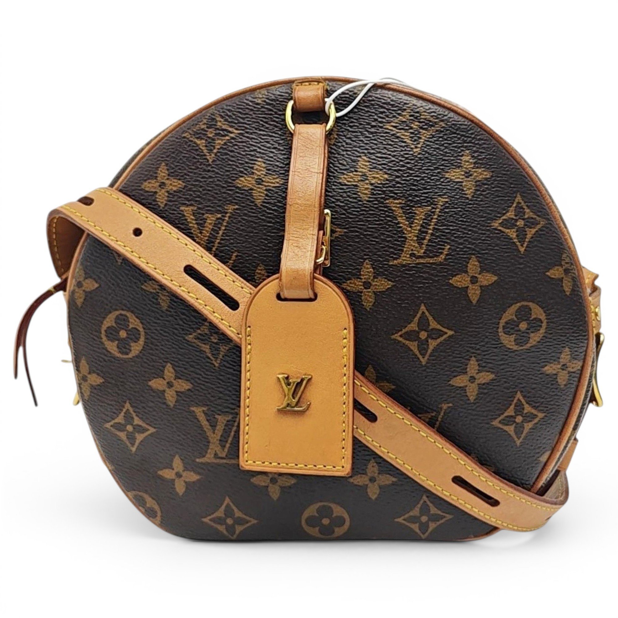 Micro boite chapeau leather handbag