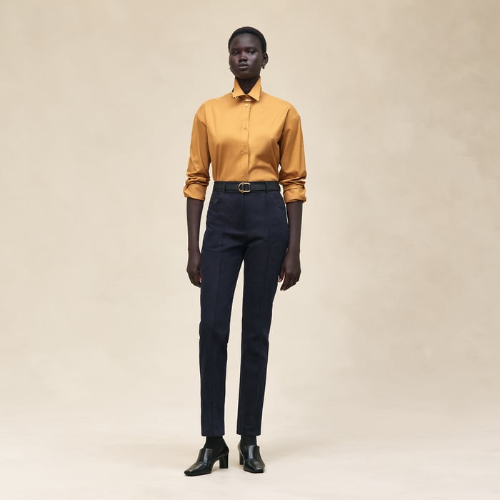 Marron Ocre Masculine Shirt