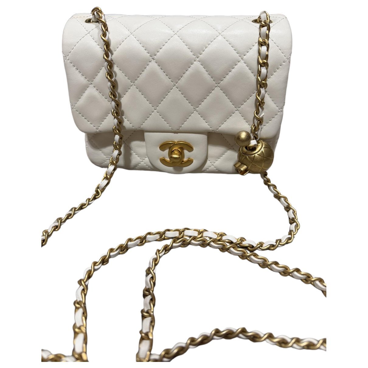 Pearl Bag leather crossbody bag