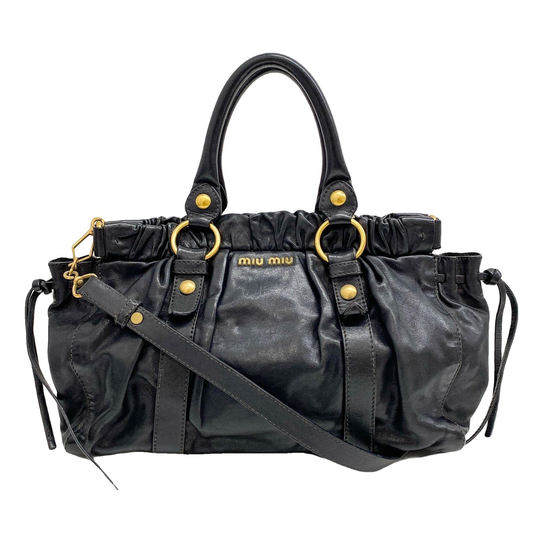 Vitello leather handbag