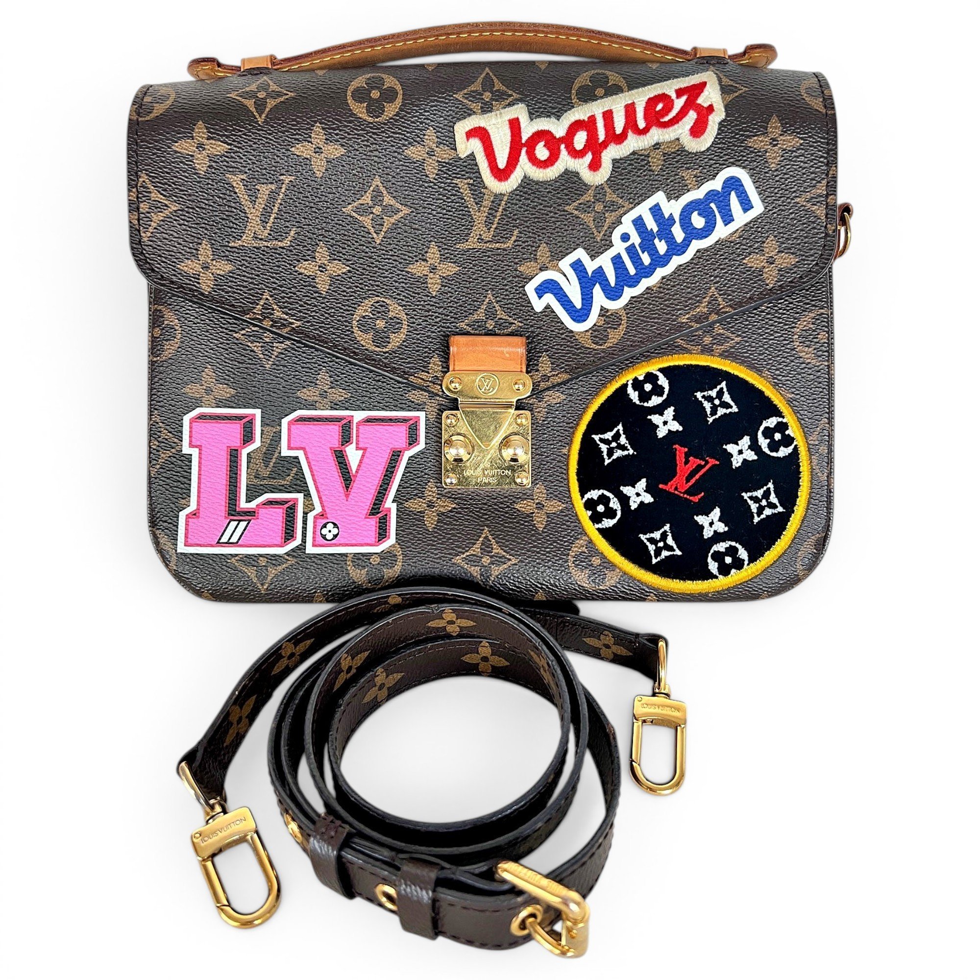 Metis leather handbag
