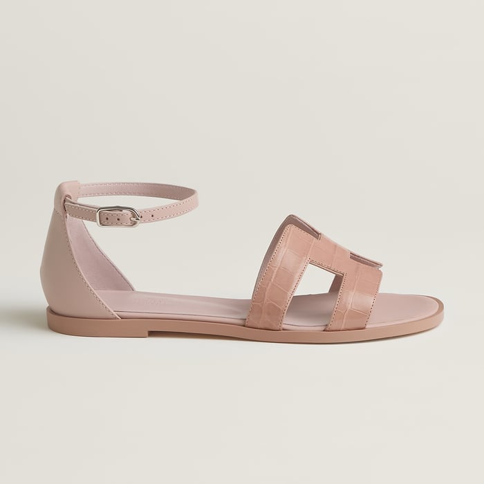 Rose Porcelaine Santorini Sandal