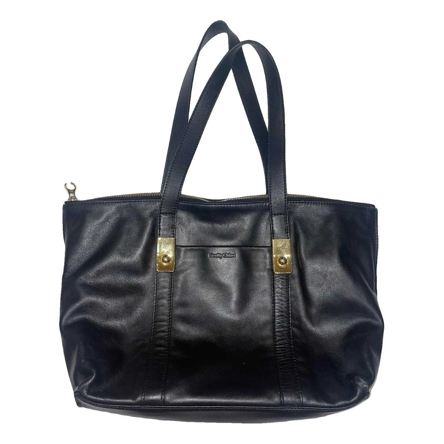 Leather handbag
