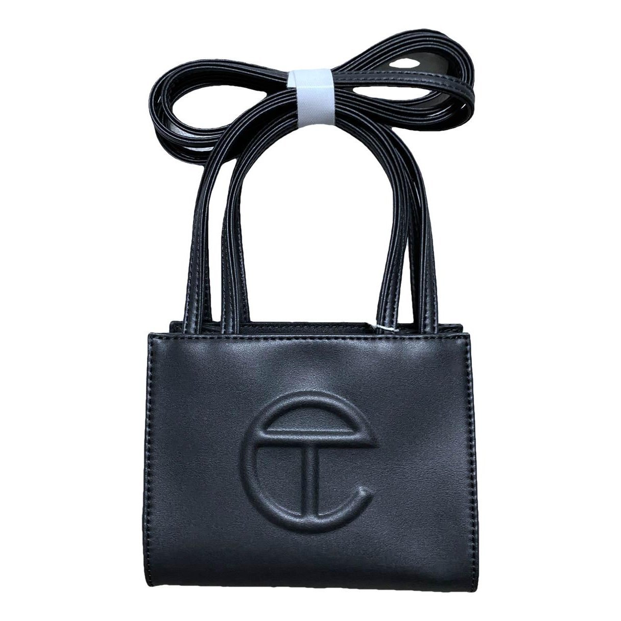 Telfar Small Shopping Bag patent leather handbag