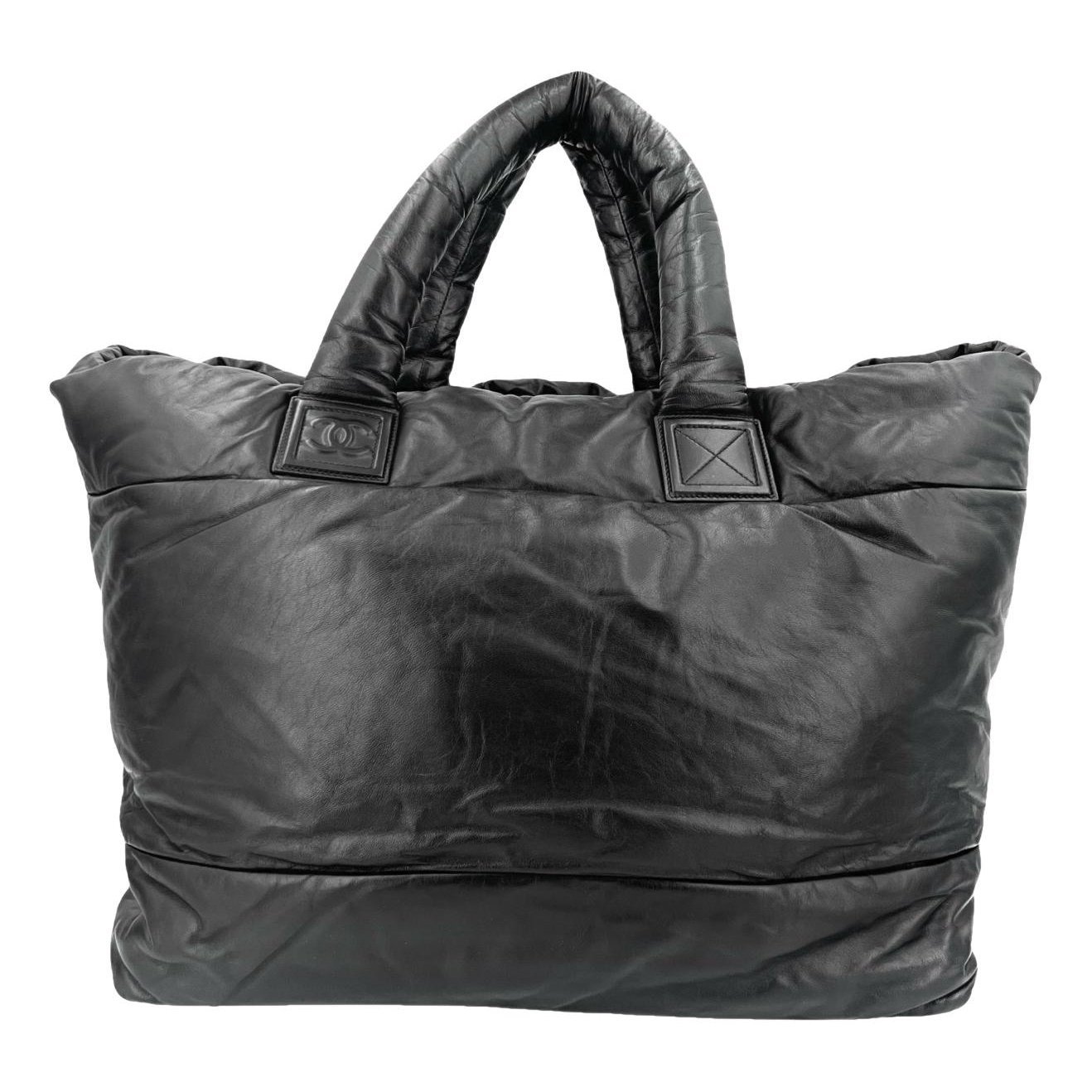 Cocoon leather handbag