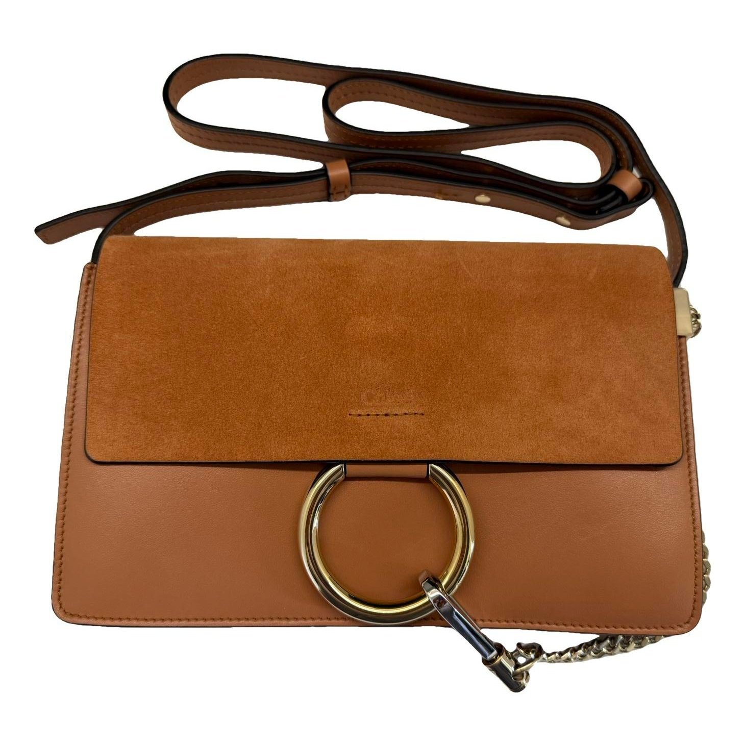 Faye leather handbag