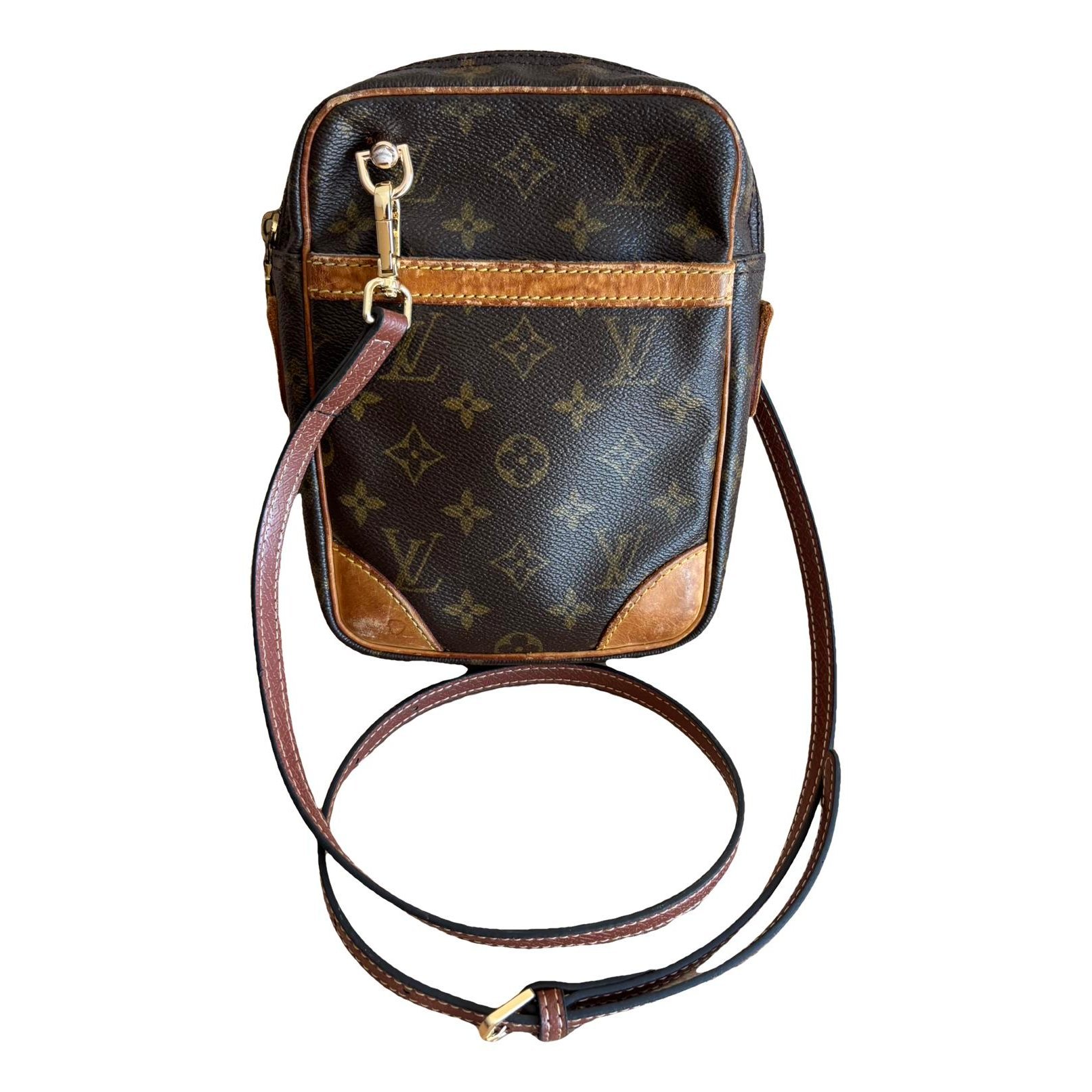 Danube leather crossbody bag