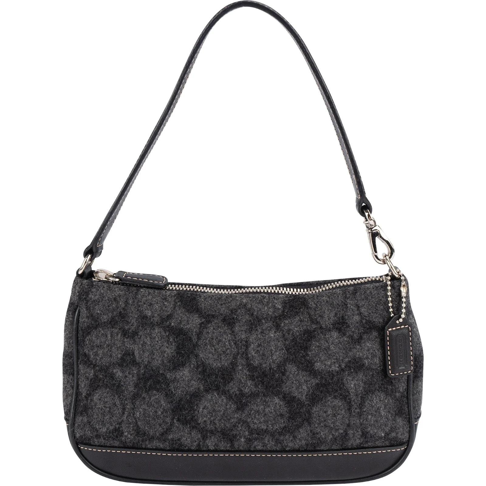 Signature Sufflette wool handbag