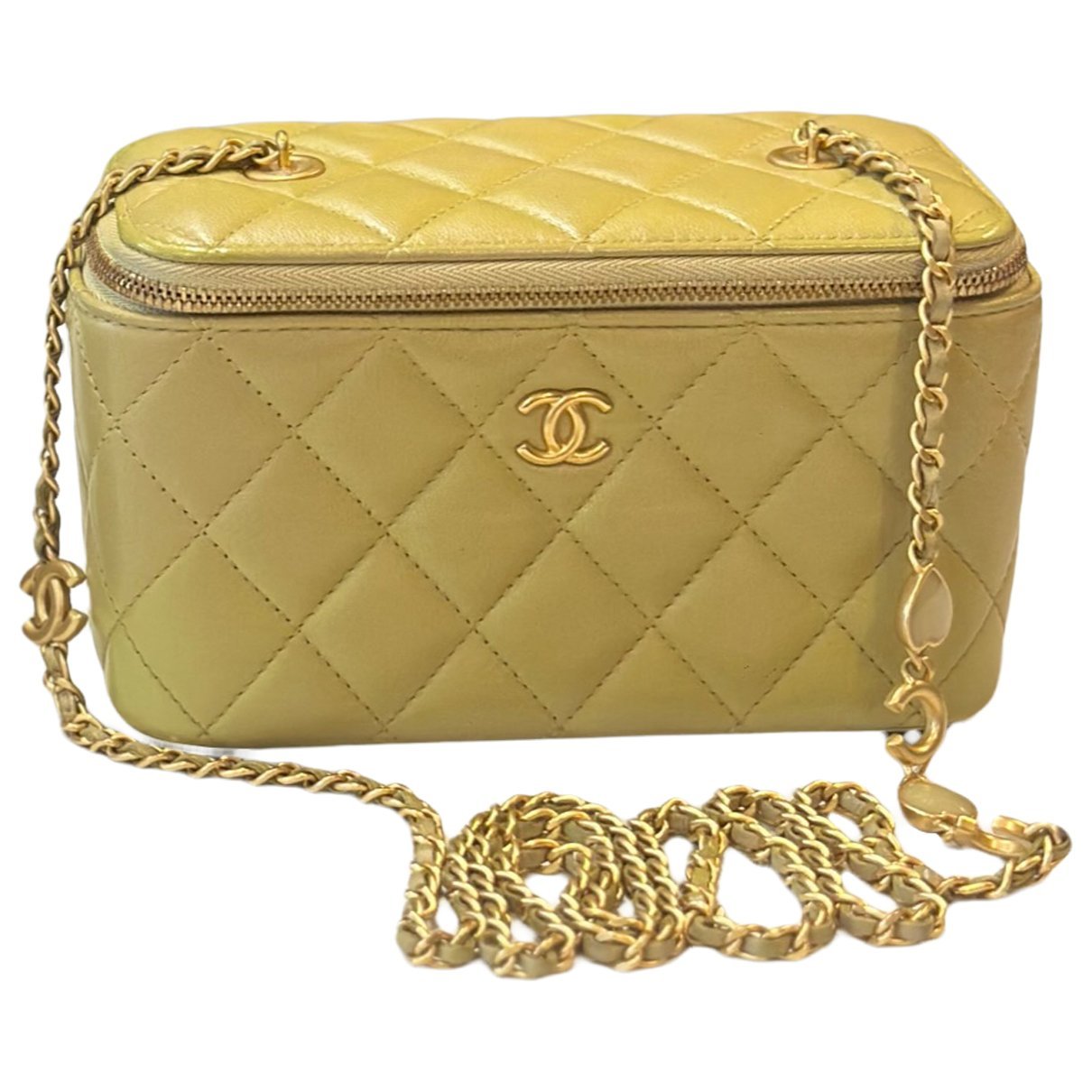 Trendy CC Vanity leather handbag