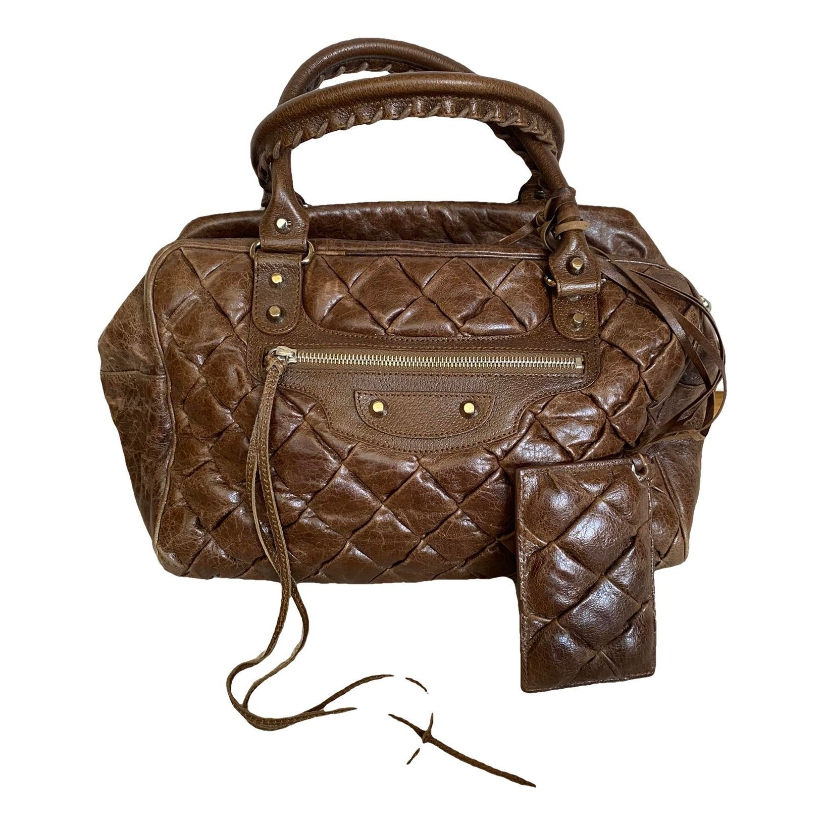 Leather handbag