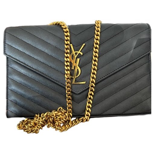 Envelope leather crossbody bag
