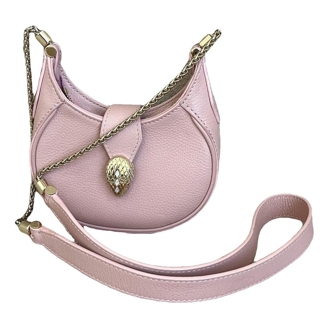 Serpenti leather handbag