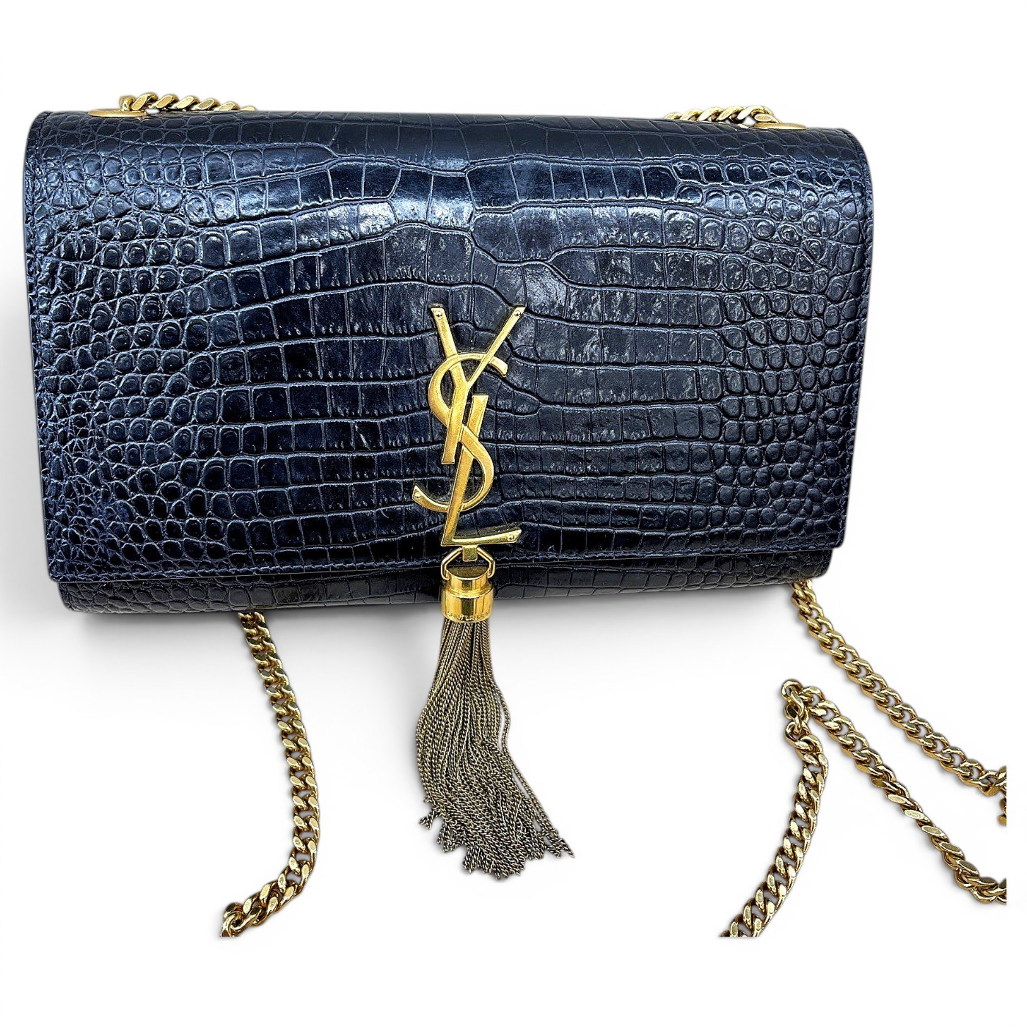 Pompom Kate leather crossbody bag