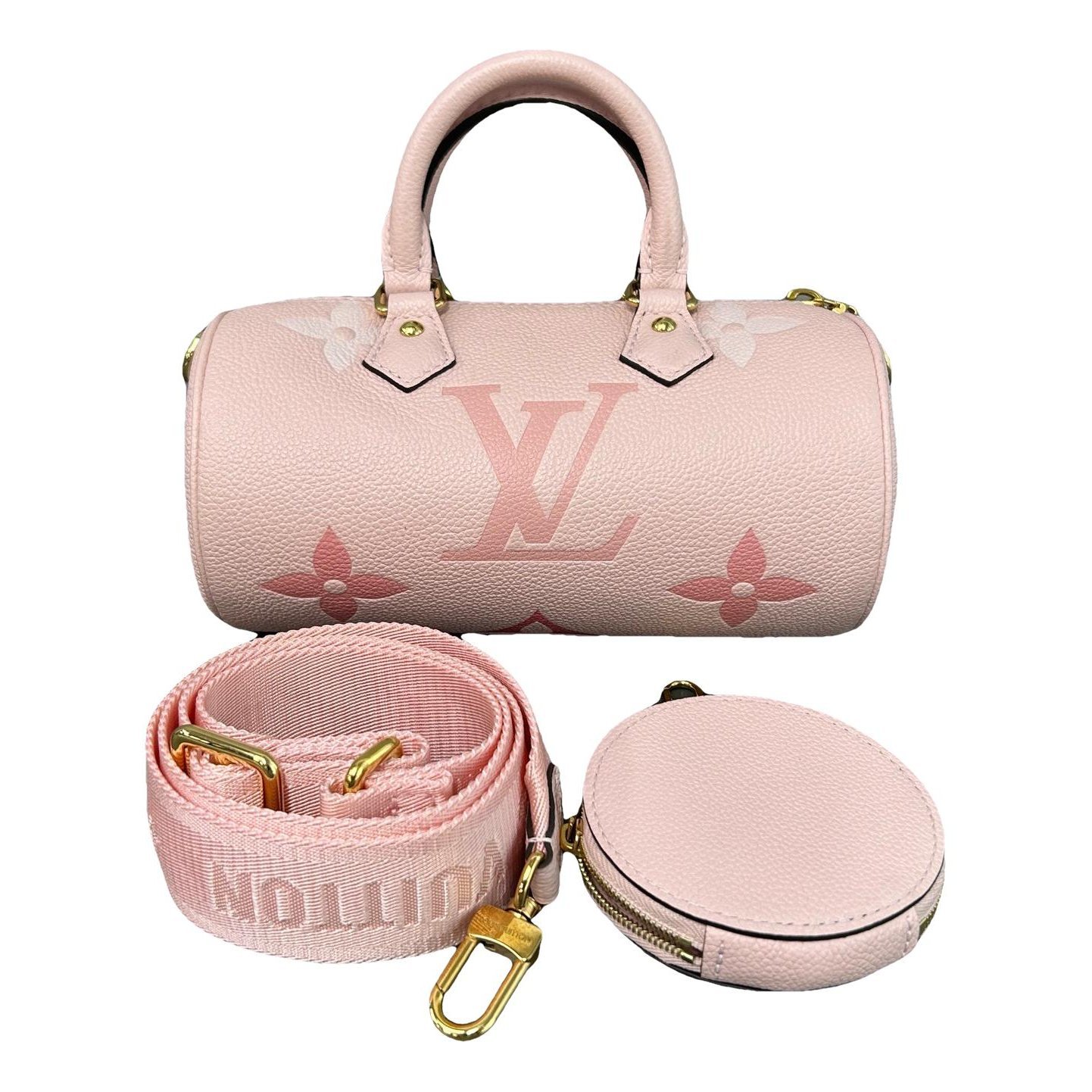 Papillon BB leather handbag
