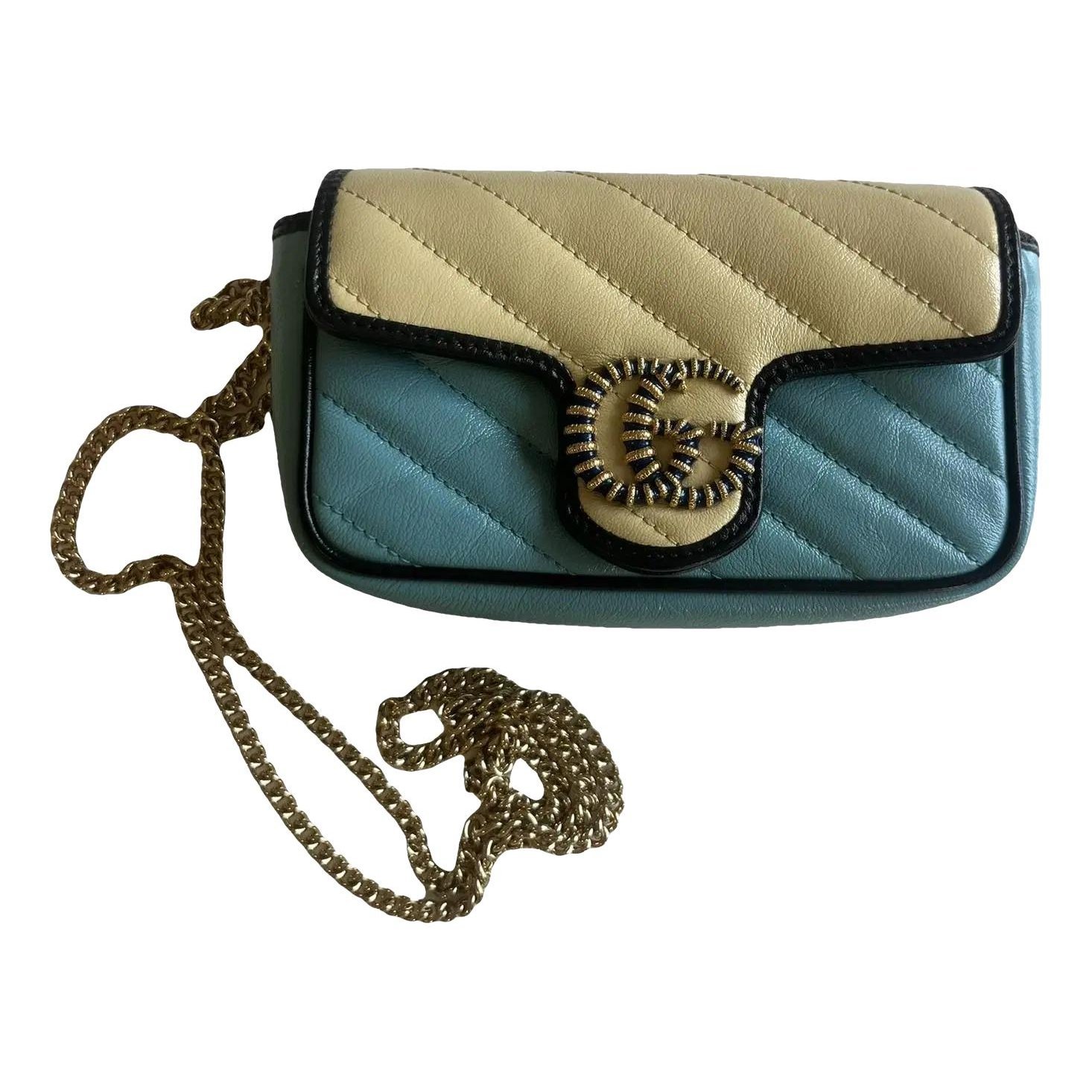 GG Marmont Flap leather crossbody bag