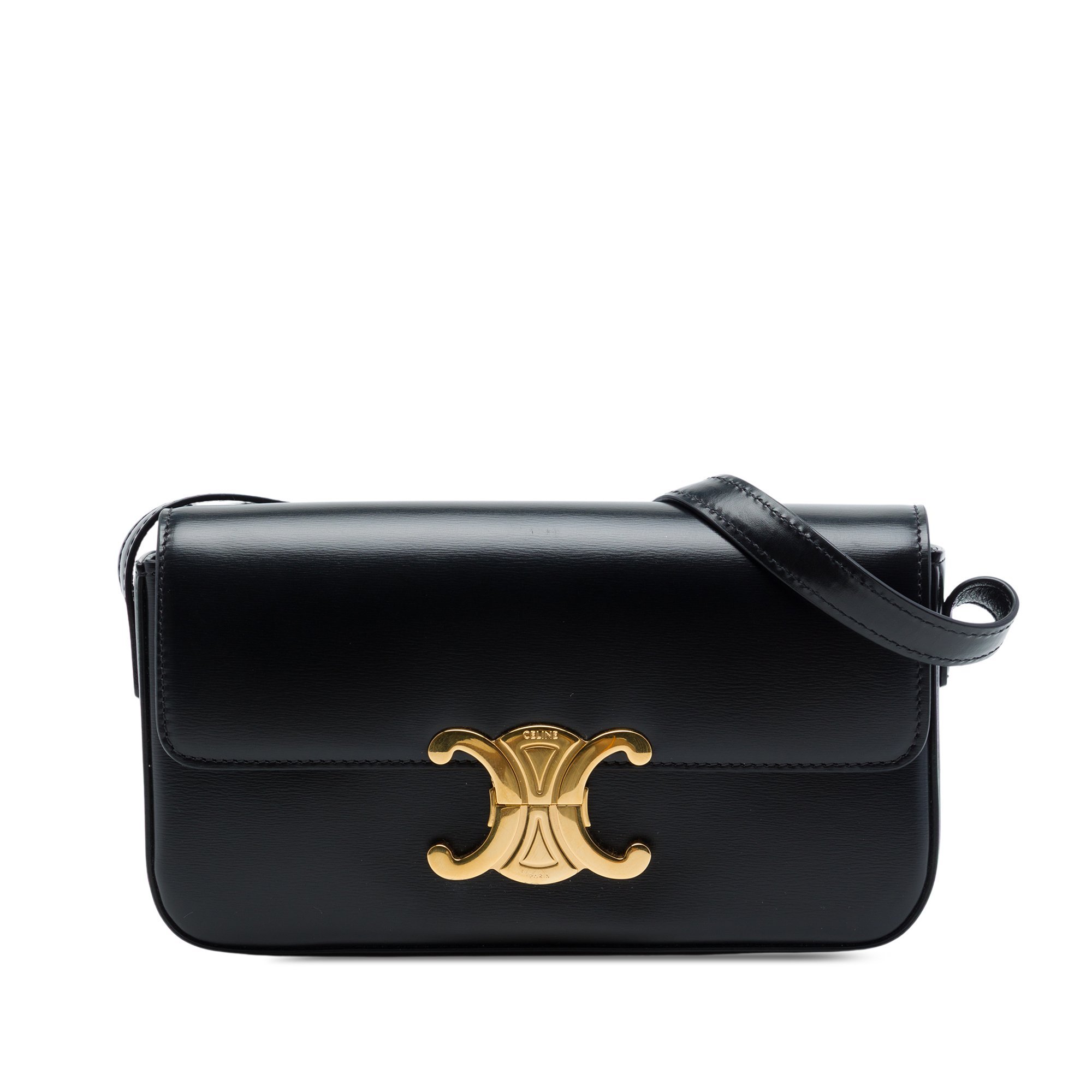 Triomphe leather handbag