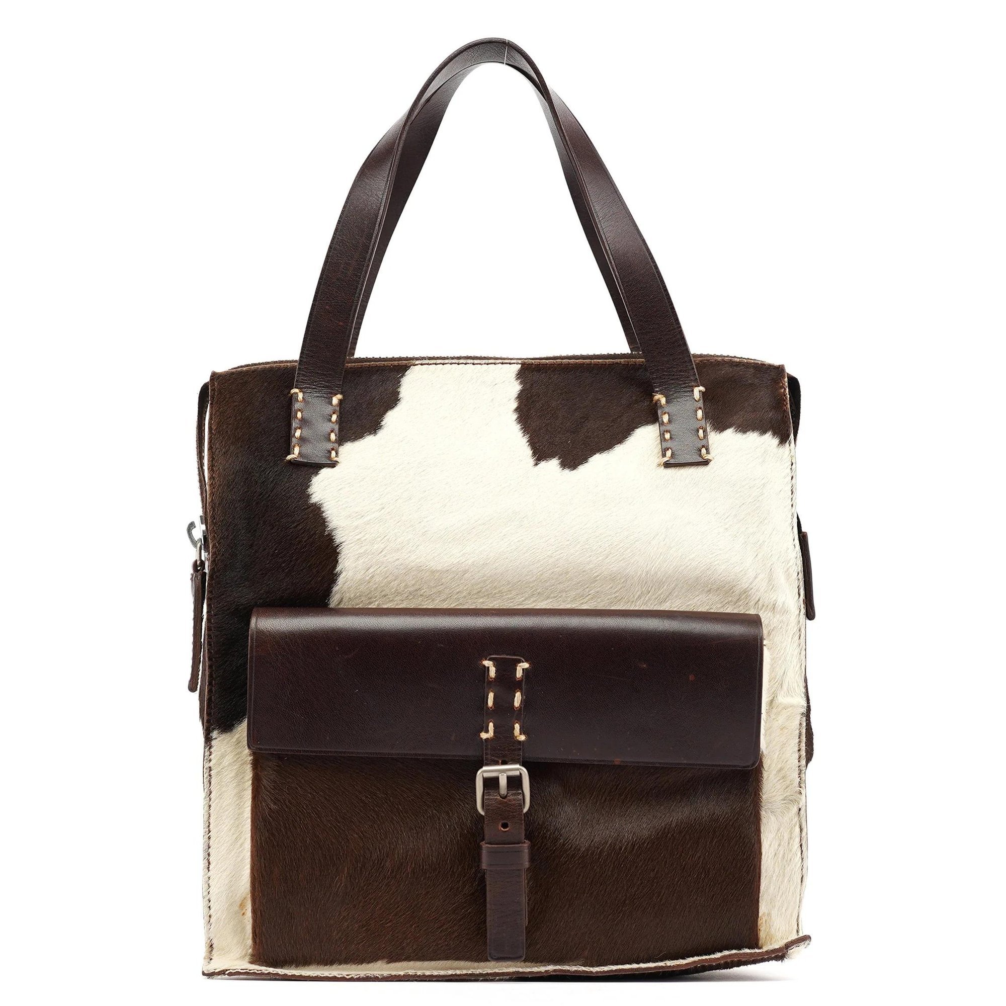 Miu Miu Pocket pony-style calfskin tote