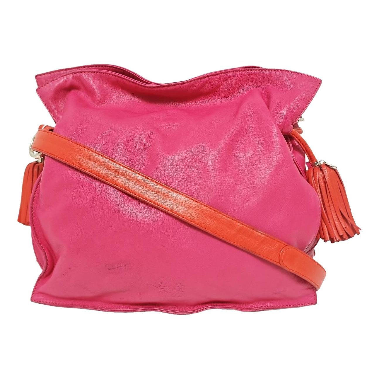 Flamenco leather handbag