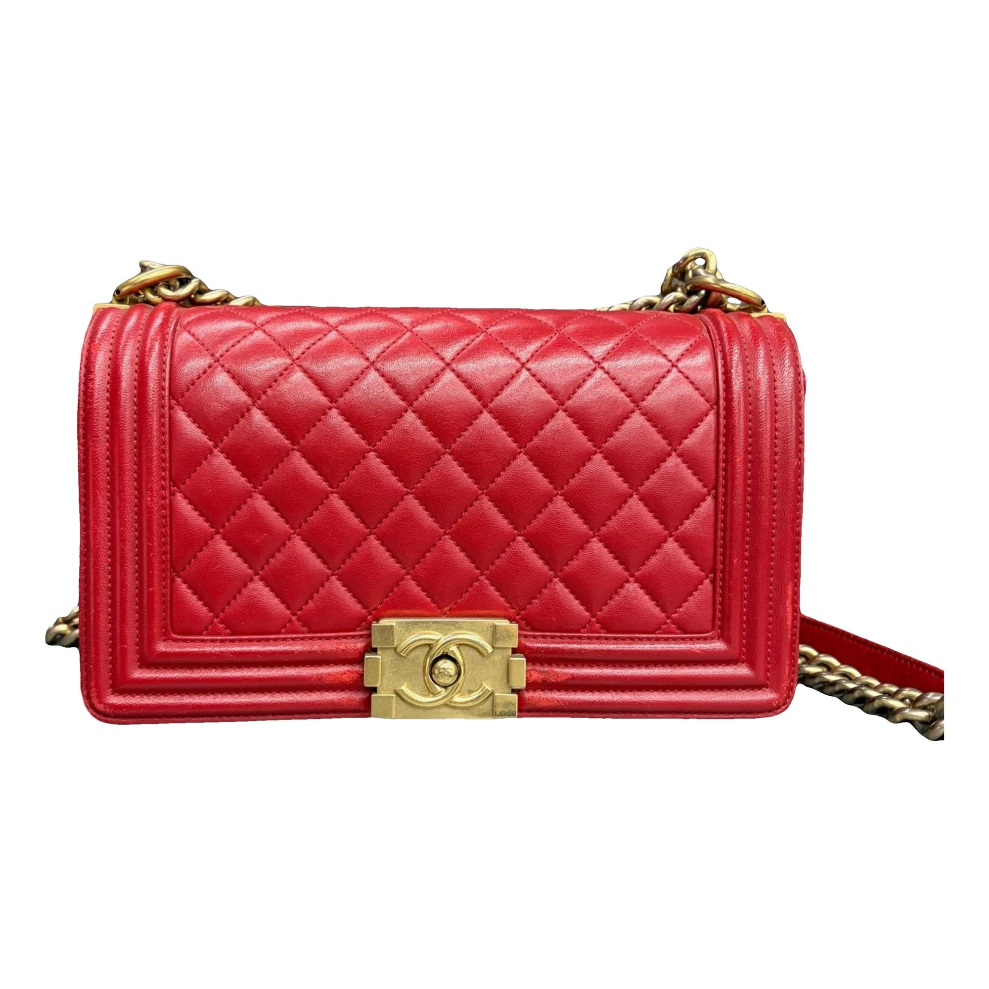 Boy leather crossbody bag