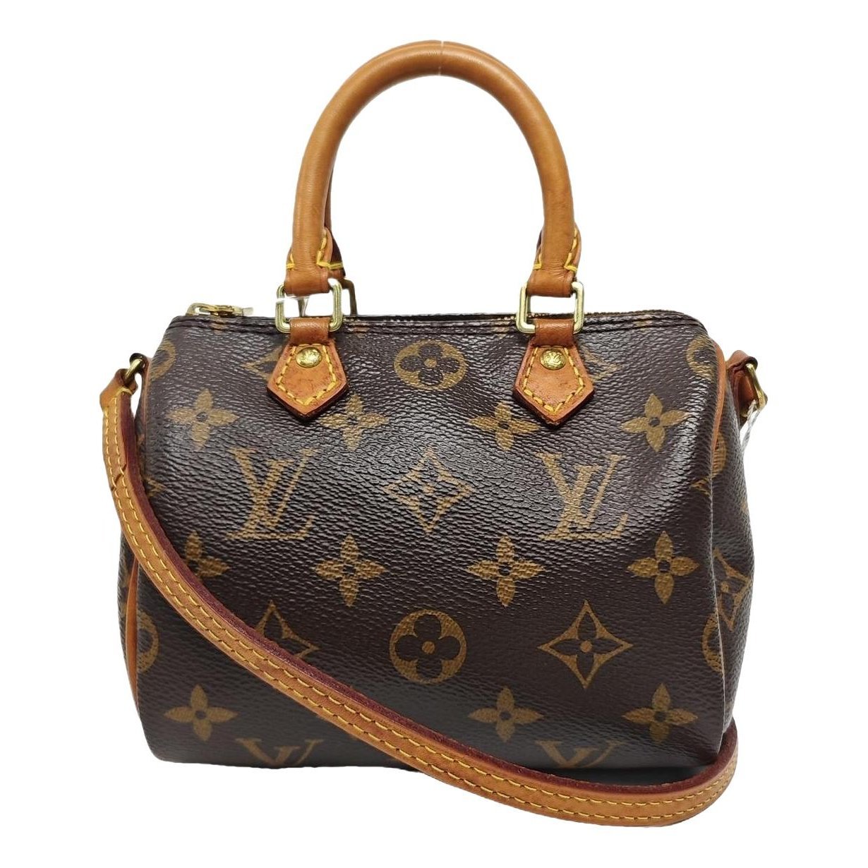 Nano Speedy / Mini HL leather handbag