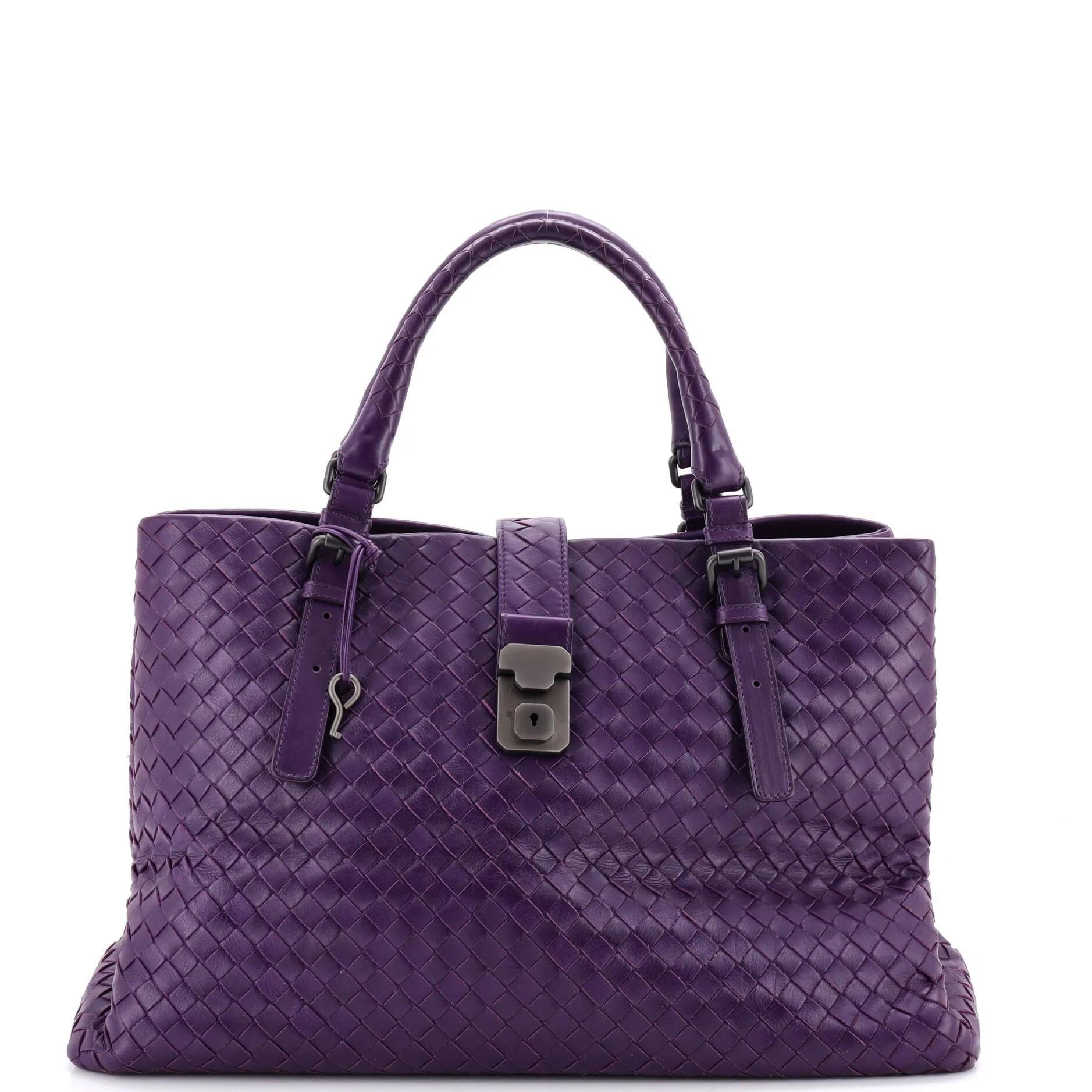 Roma leather tote