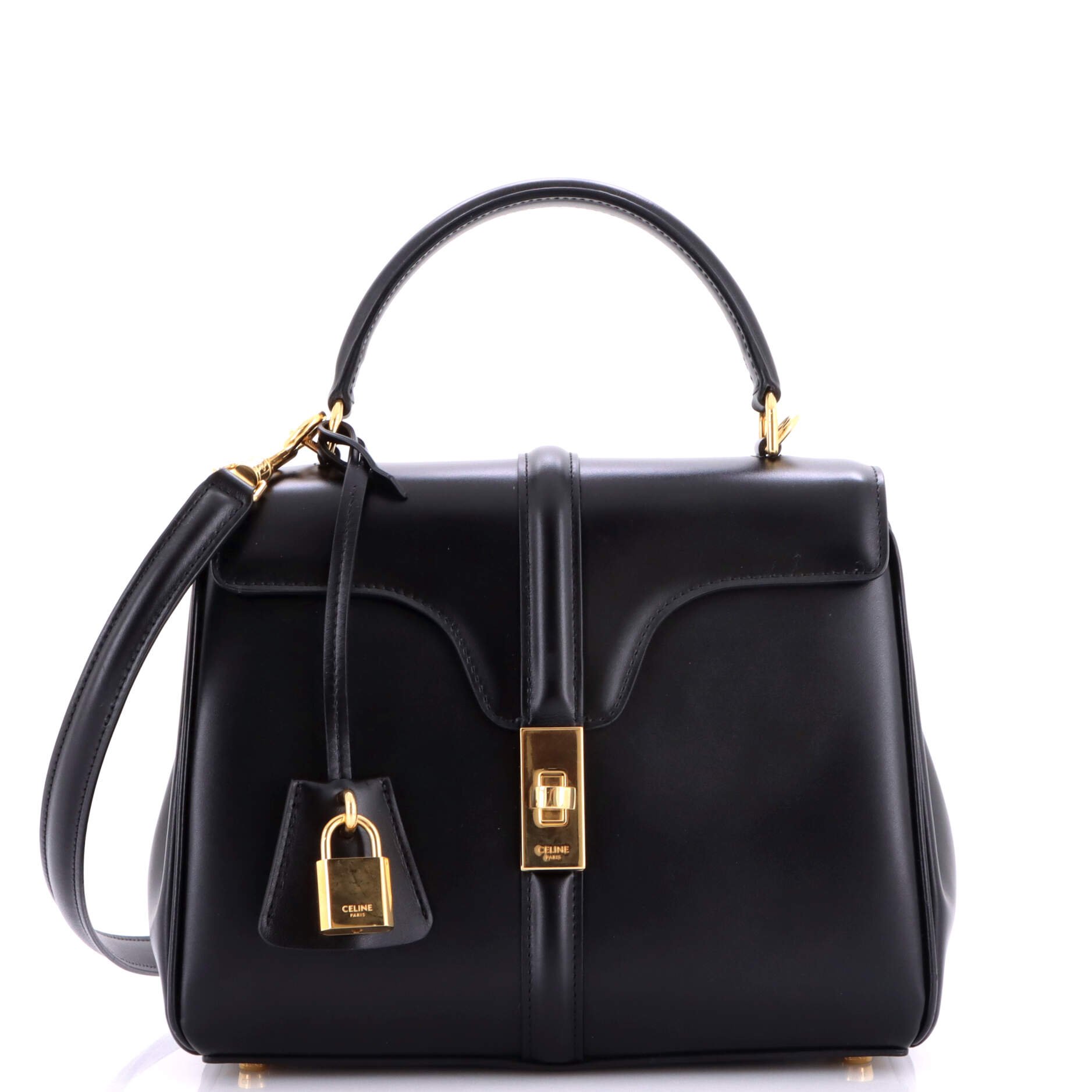 16 Top Handle Bag Smooth Calfskin Small