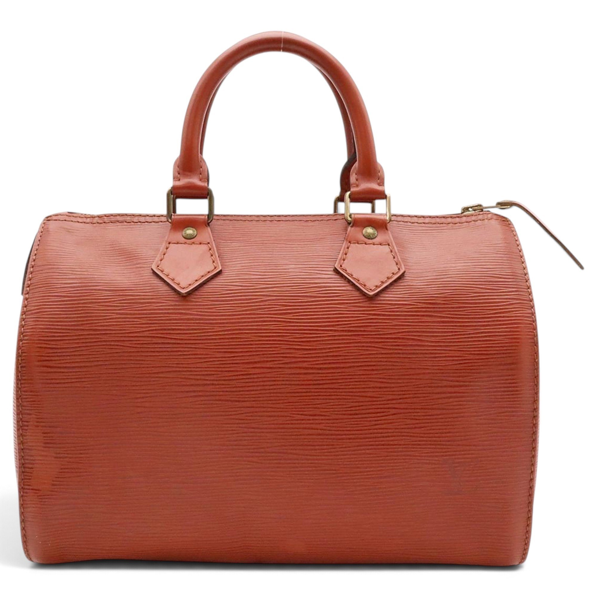 Speedy leather handbag