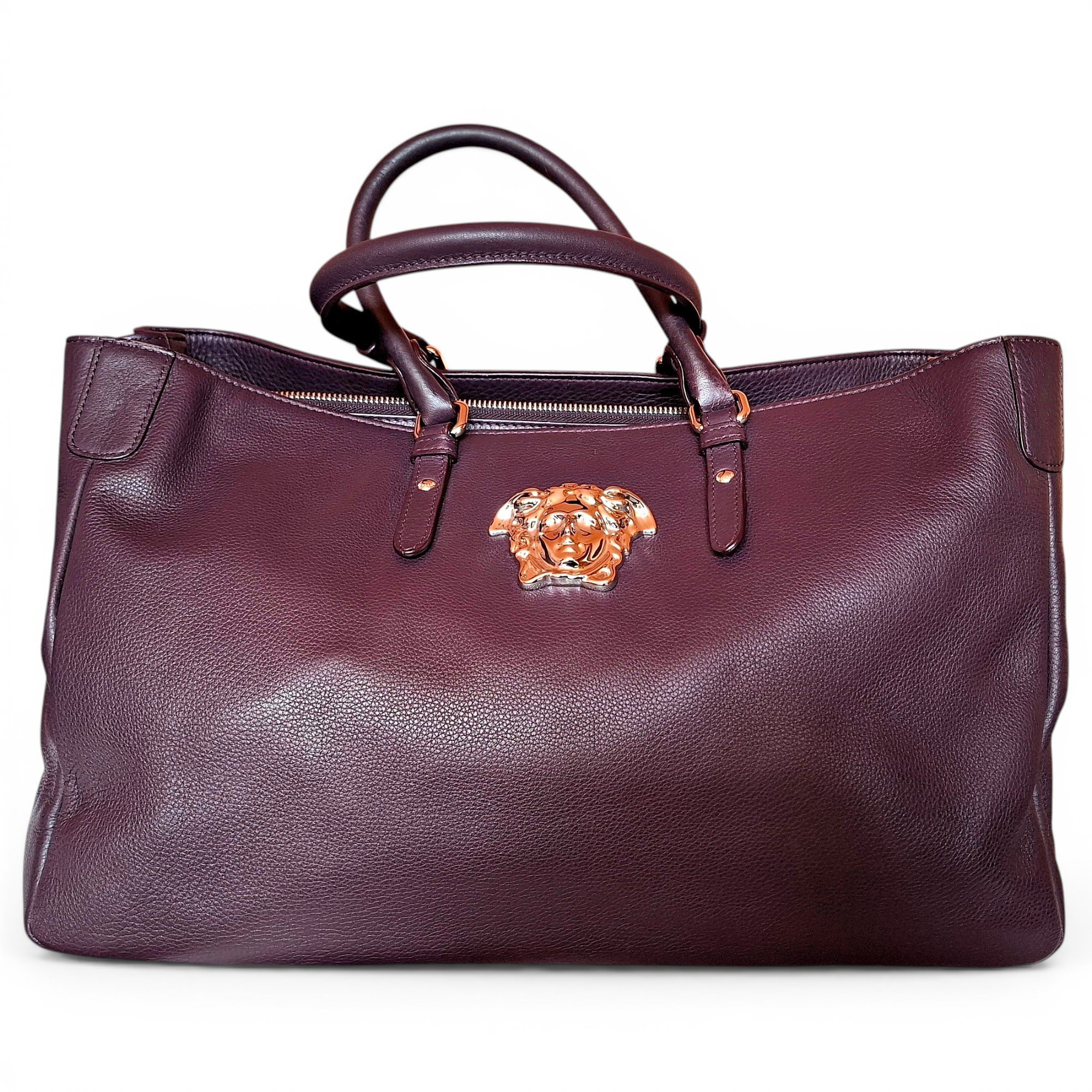 Leather tote