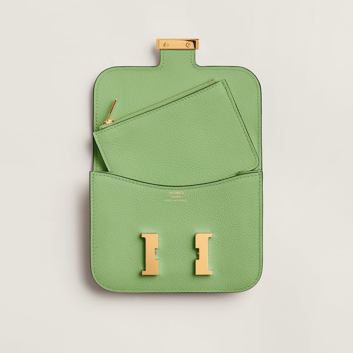 Vert Criquet Constance Slim Wallet