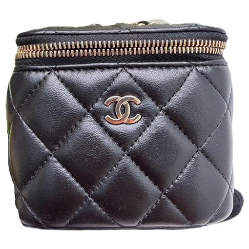 Trendy CC Vanity leather handbag