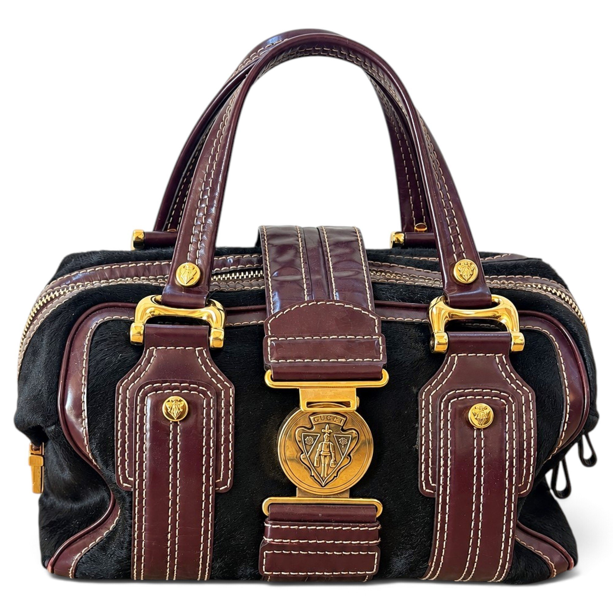 Leather handbag
