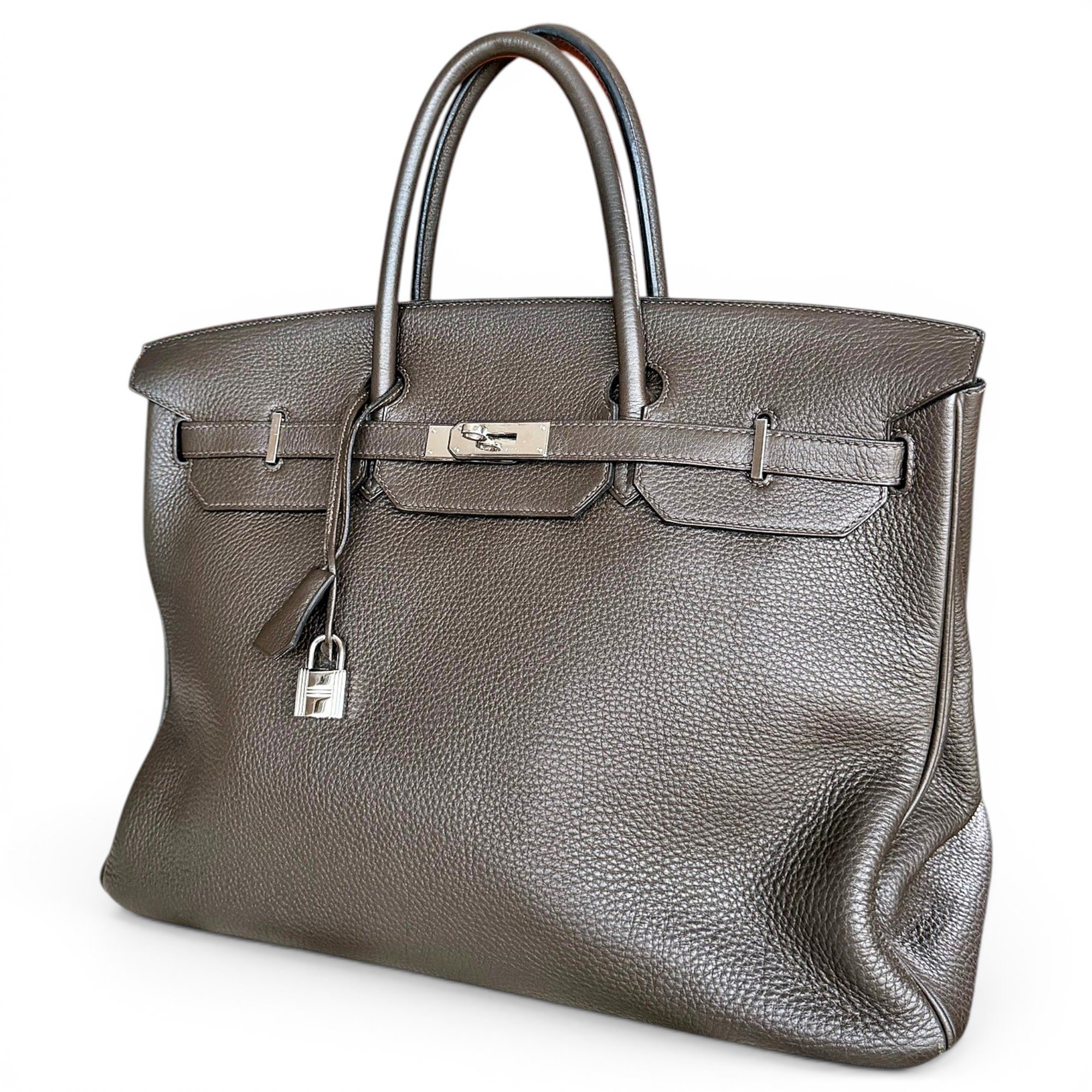 Birkin 40 leather handbag