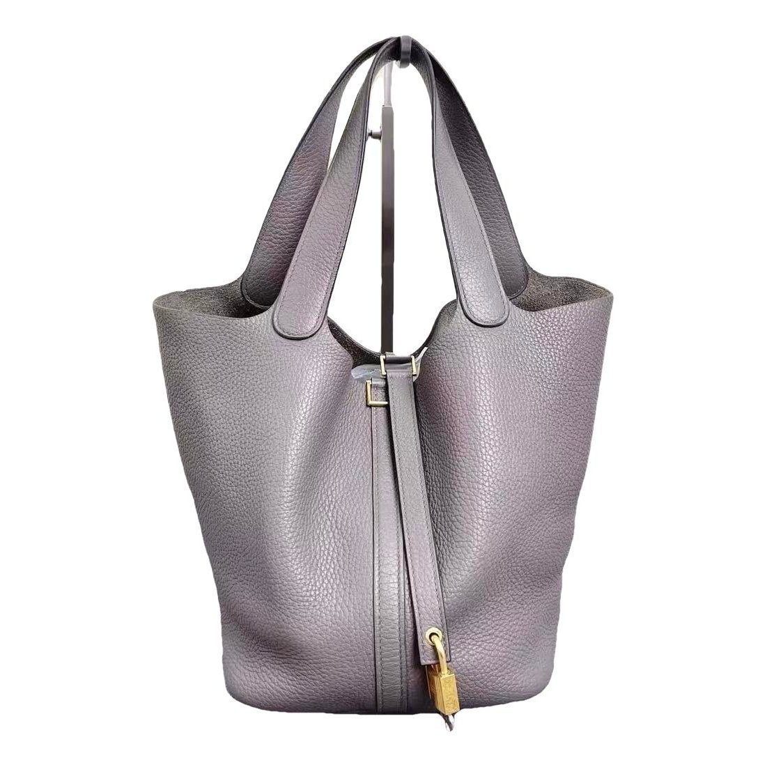 Picotin leather handbag