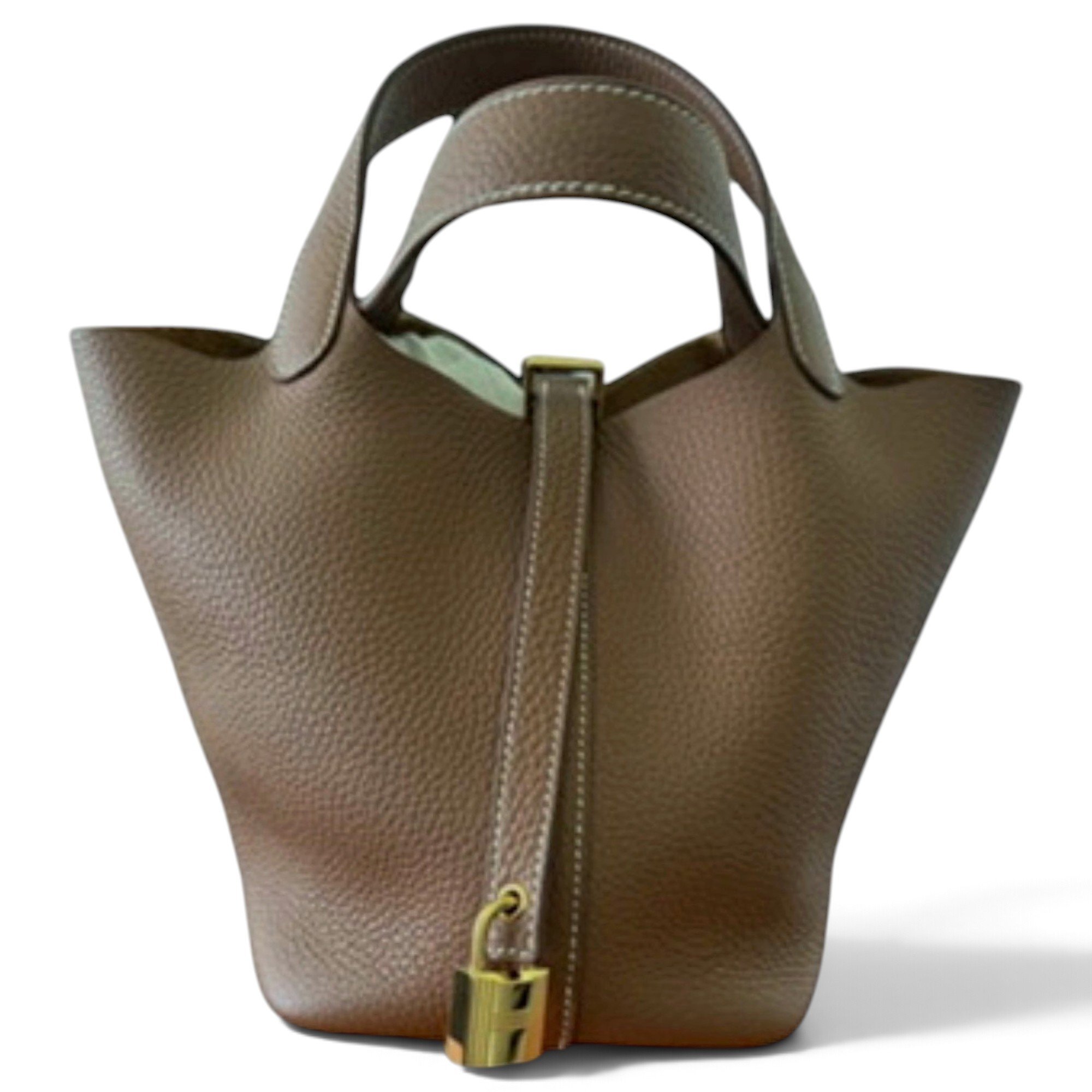 Picotin leather handbag