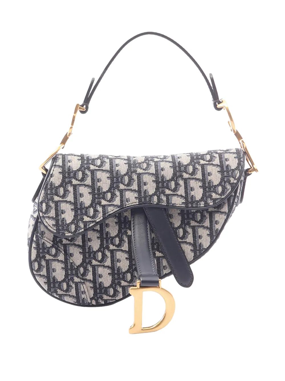2000-2026 Mini Oblique Canvas Saddle Bag satchel