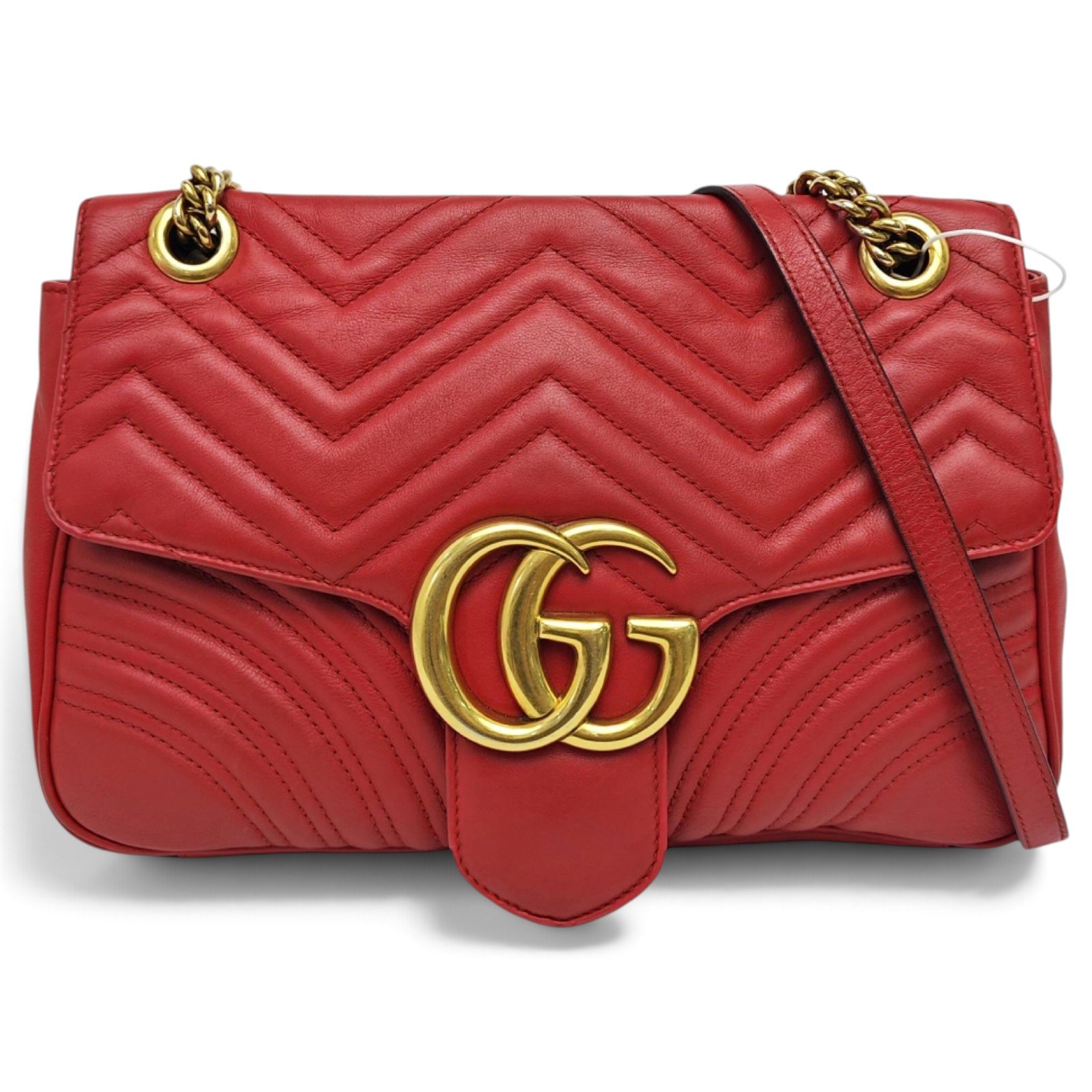 GG Marmont Flap leather handbag